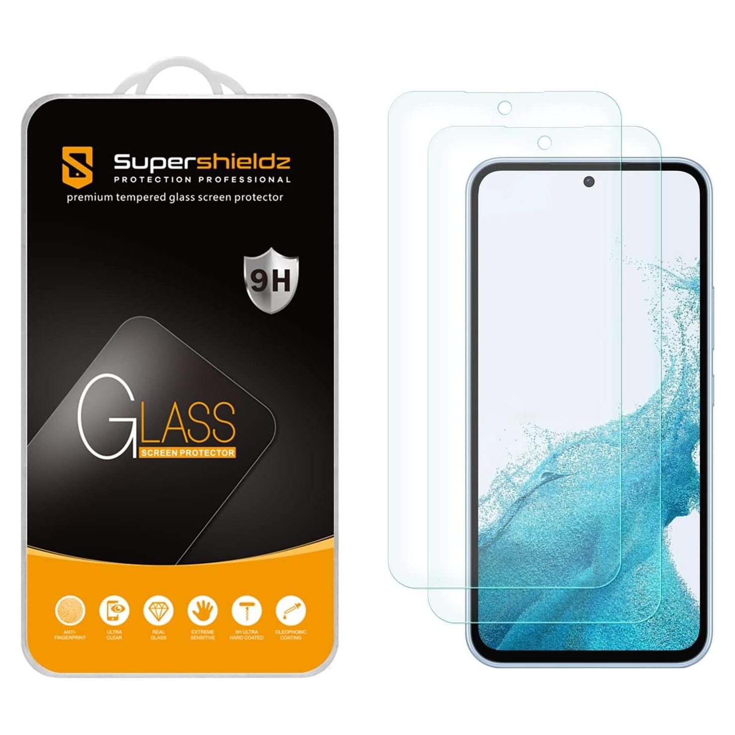 Protector de Pantalla Vidrio Templado Supershieldz para Samsung Galaxy A54 5G - 2 Pack