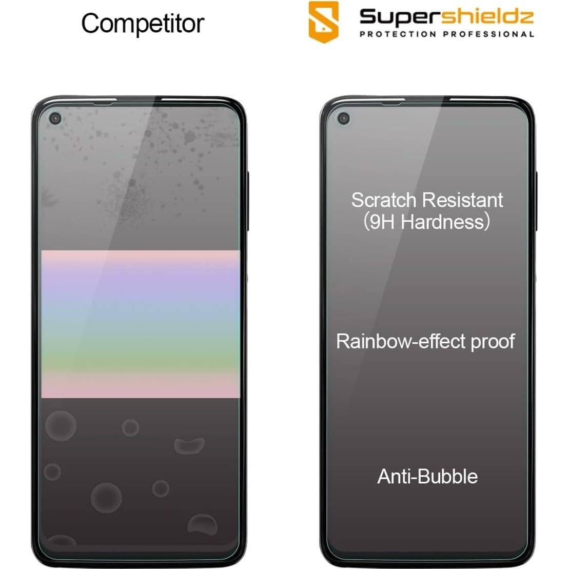 Protector de Pantalla Vidrio Templado Supershieldz para Moto G Stylus 2021 - 3 Unidades