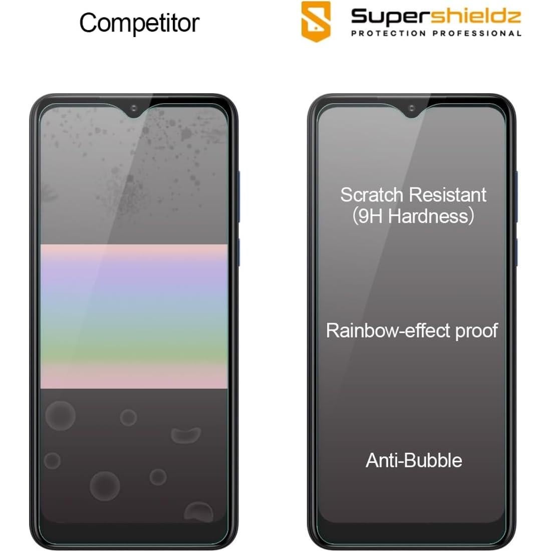 Protector de Pantalla Vidrio Templado Supershieldz para Moto G Pure - 3 Pzas