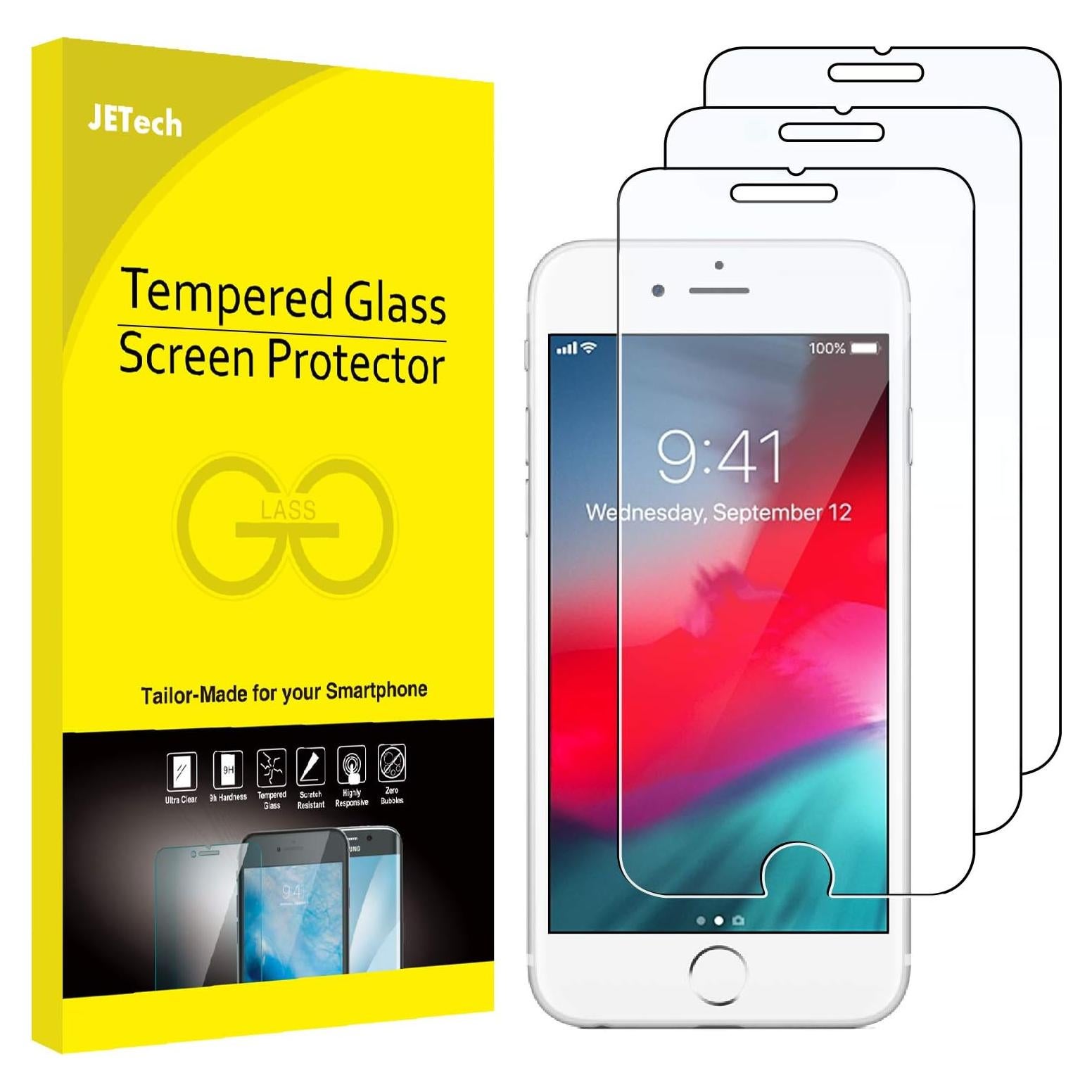 Protector de Pantalla JETech 3-Pack para iPhone 5.5"