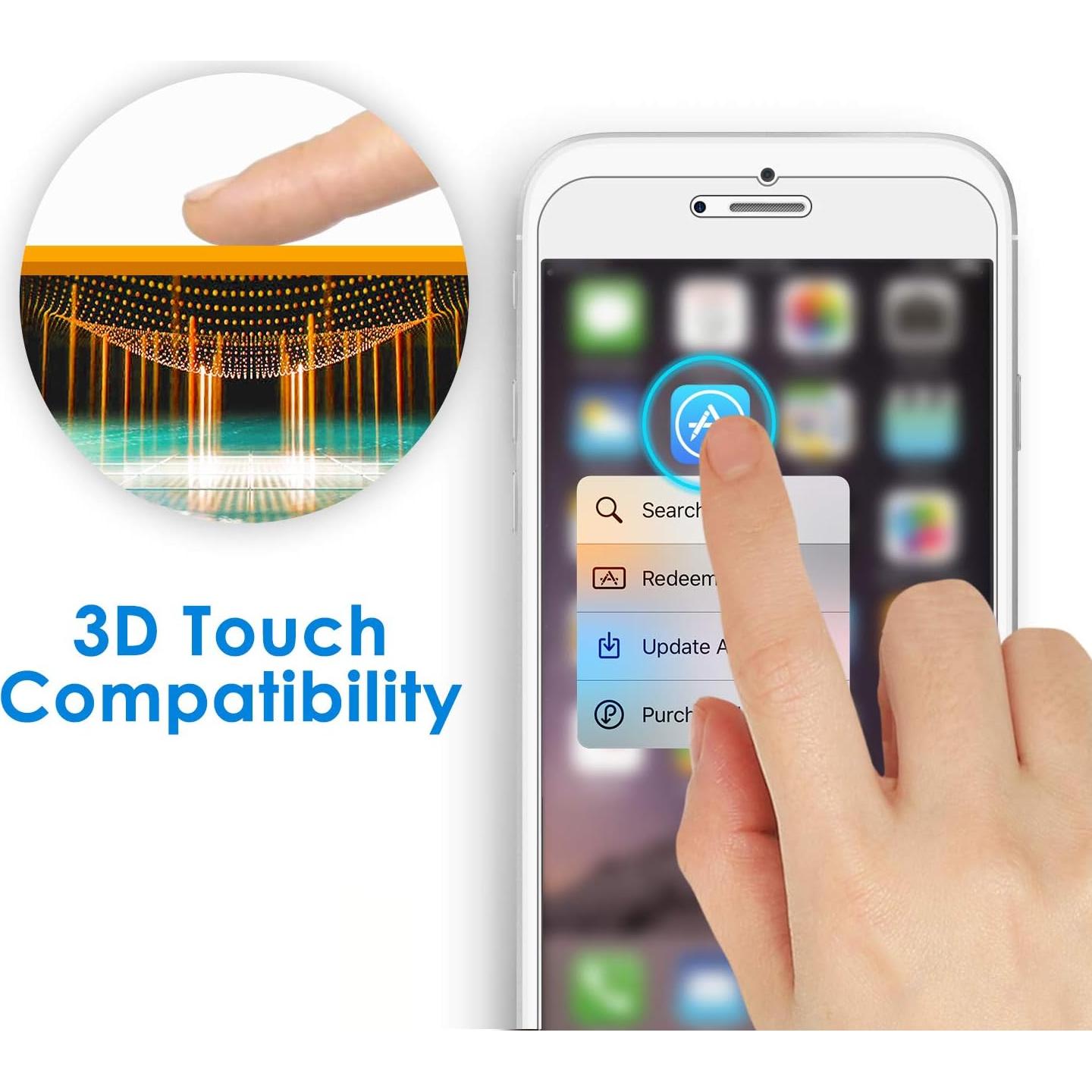 Protector de Pantalla JETech 3-Pack para iPhone 5.5"