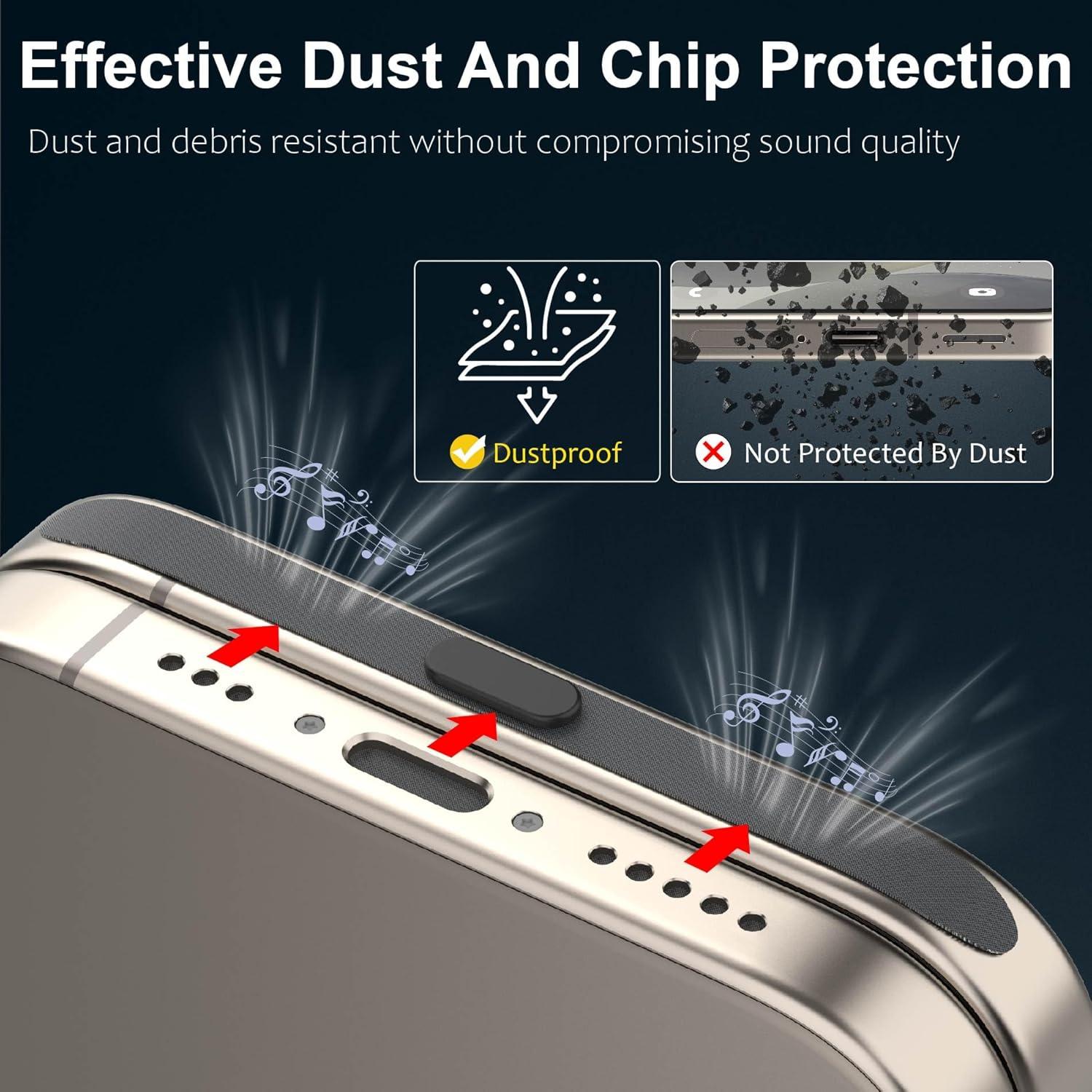 Paquete de 3 Protectores de Pantalla Vidrio Templado iPhone 16 Pro