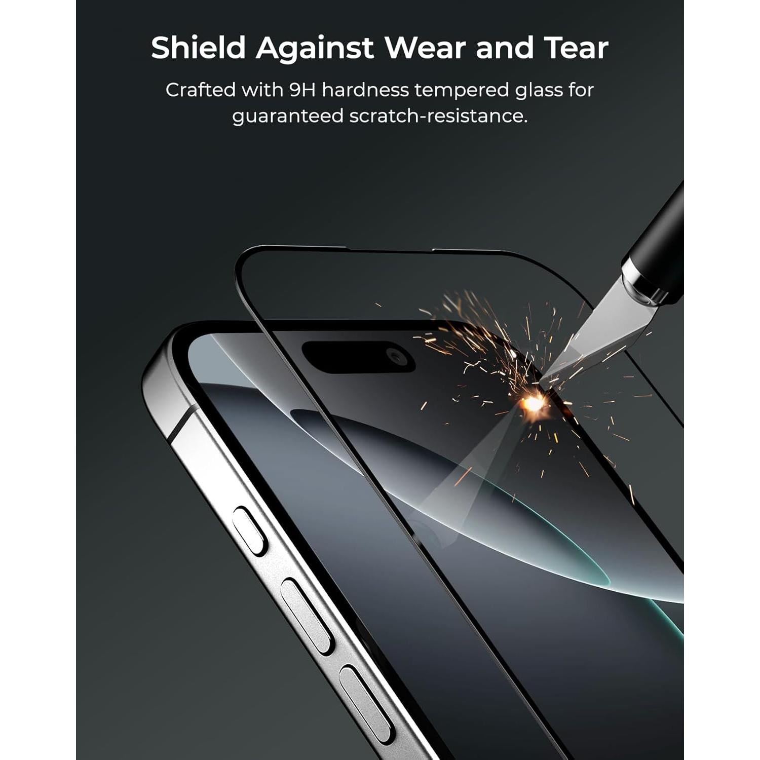 Protector de Pantalla Vidrio Templado iOttie Terra iPhone 16 Pro Max 9H