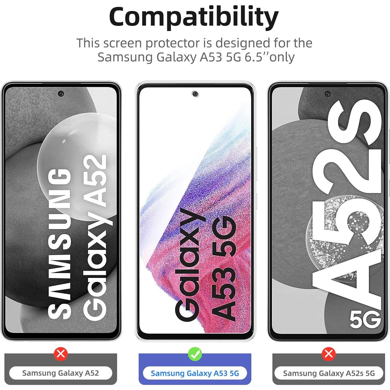 Protector de Pantalla Vidrio Templado NEW'C para Samsung Galaxy A53 5G