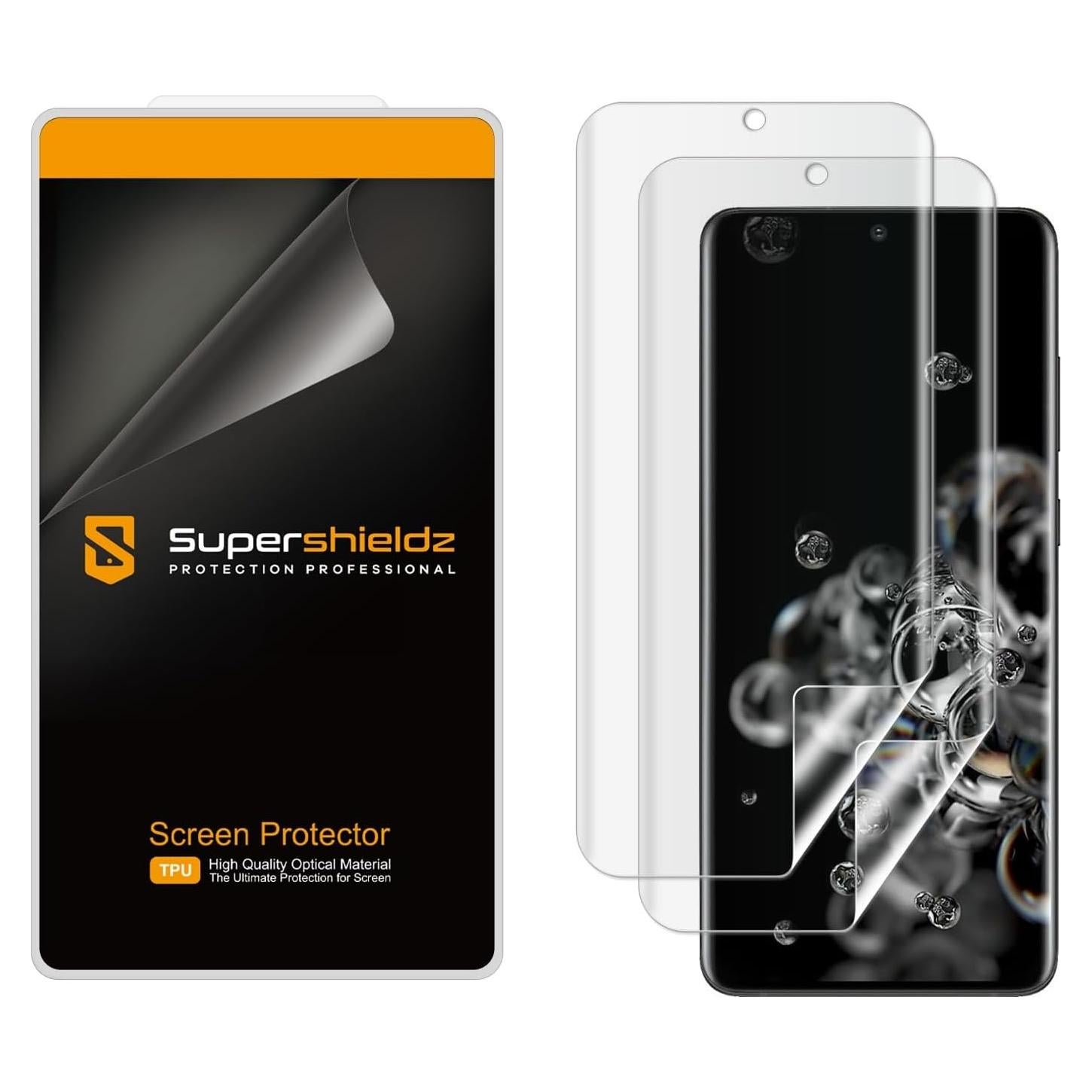 Protector de Pantalla Supershieldz para Samsung Galaxy S20 Ultra - 2 Pack TPU HD