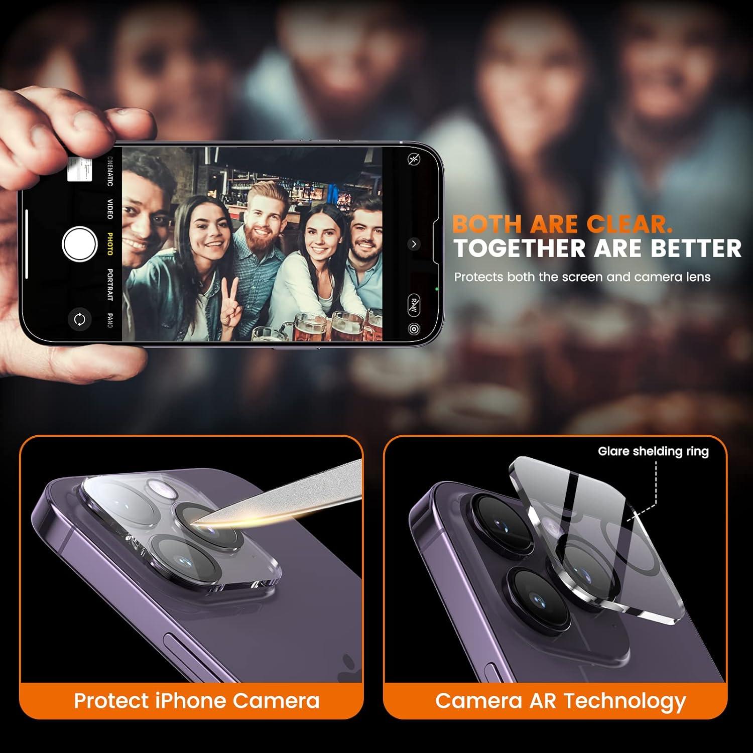 Protector de Pantalla Privado EZ-GLAZ para iPhone 14 Pro 6.1"