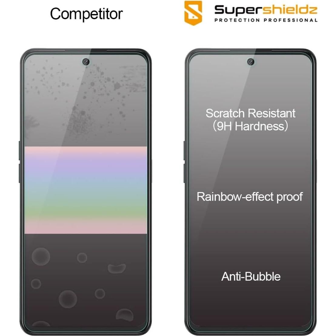 Protector de Pantalla Vidrio Templado Supershieldz para OnePlus Nord N30 5G - 2 Piezas