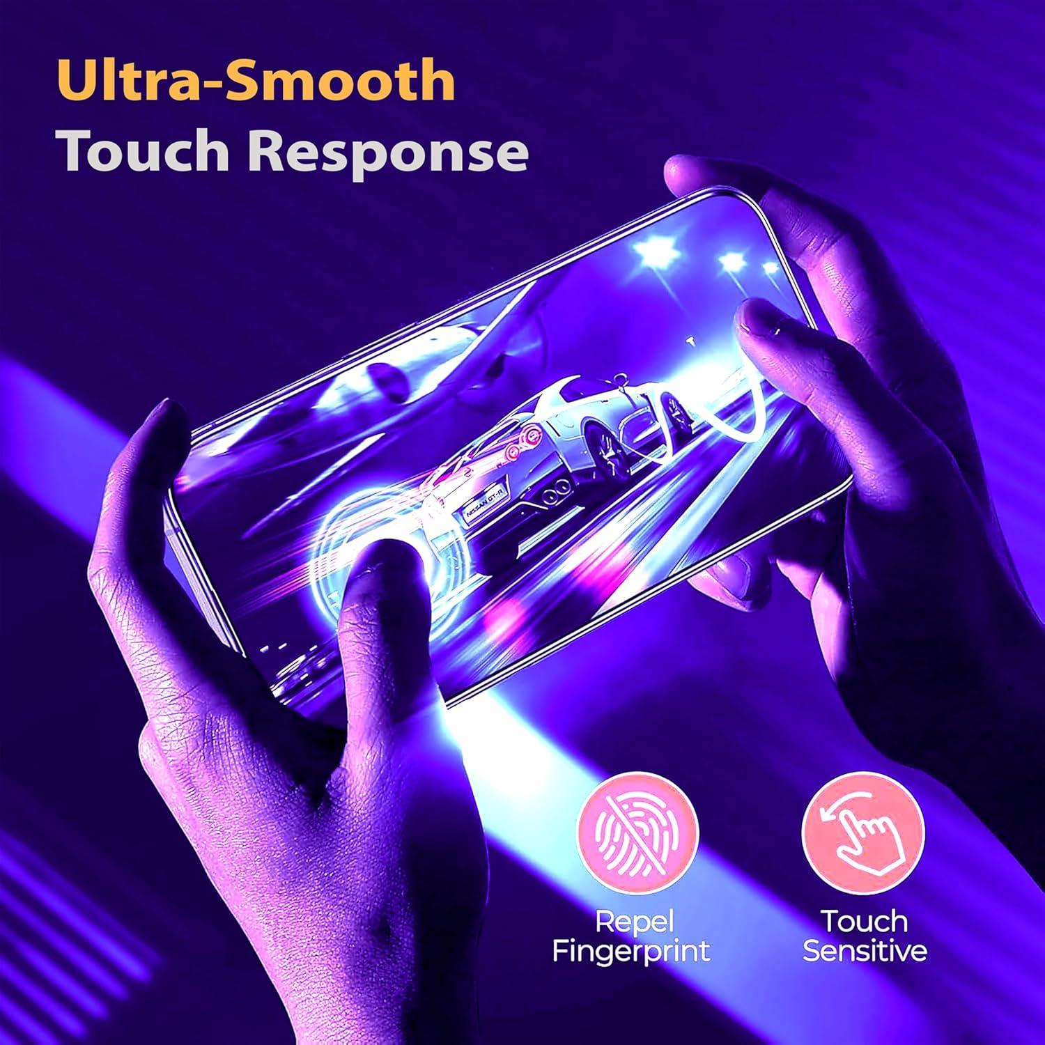 Paquete de 3 Protectores de Pantalla Vidrio Templado 9H BURJME iPhone 16