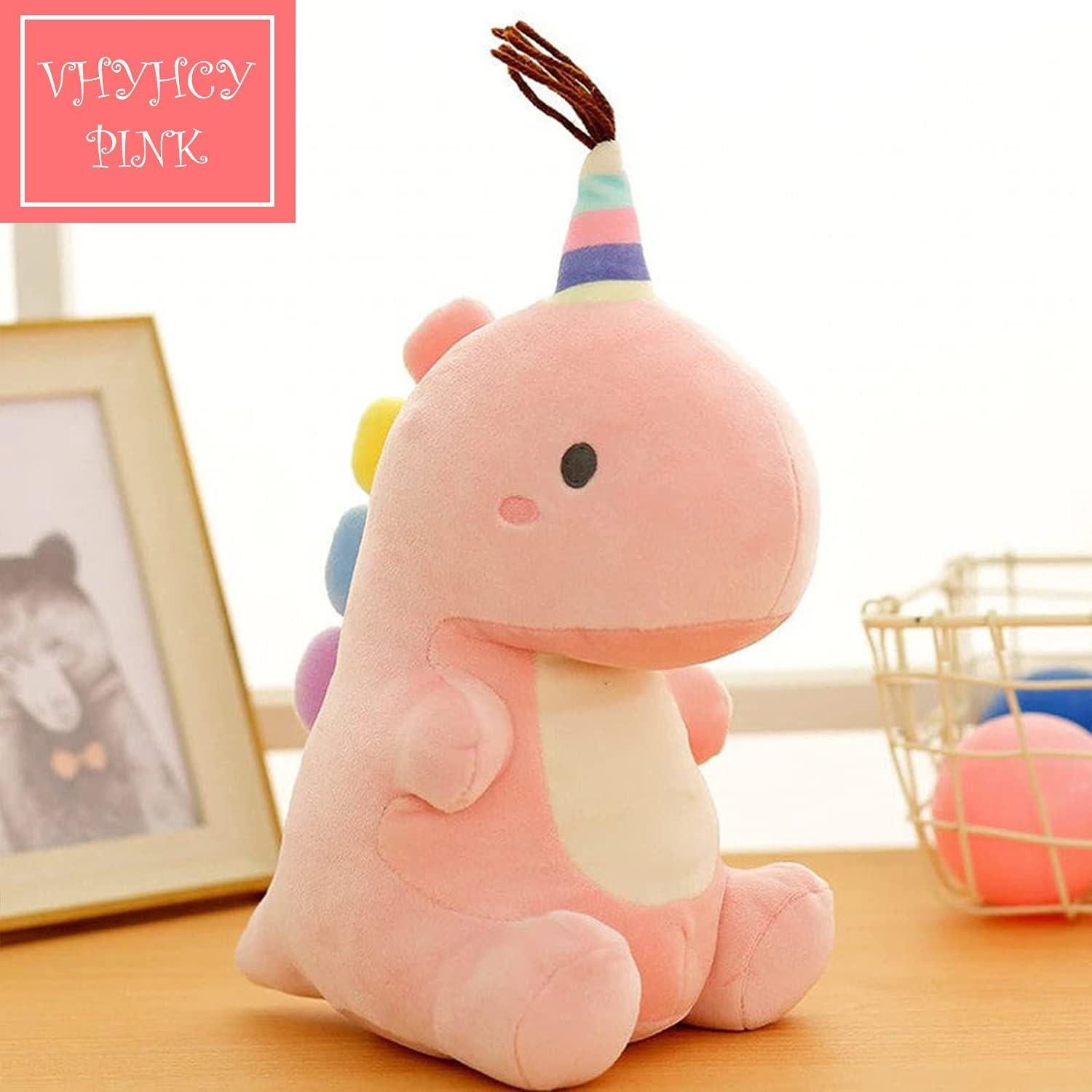 Juguete de Peluche Dinosaurio VHYHCY Rosa 50 cm Suave