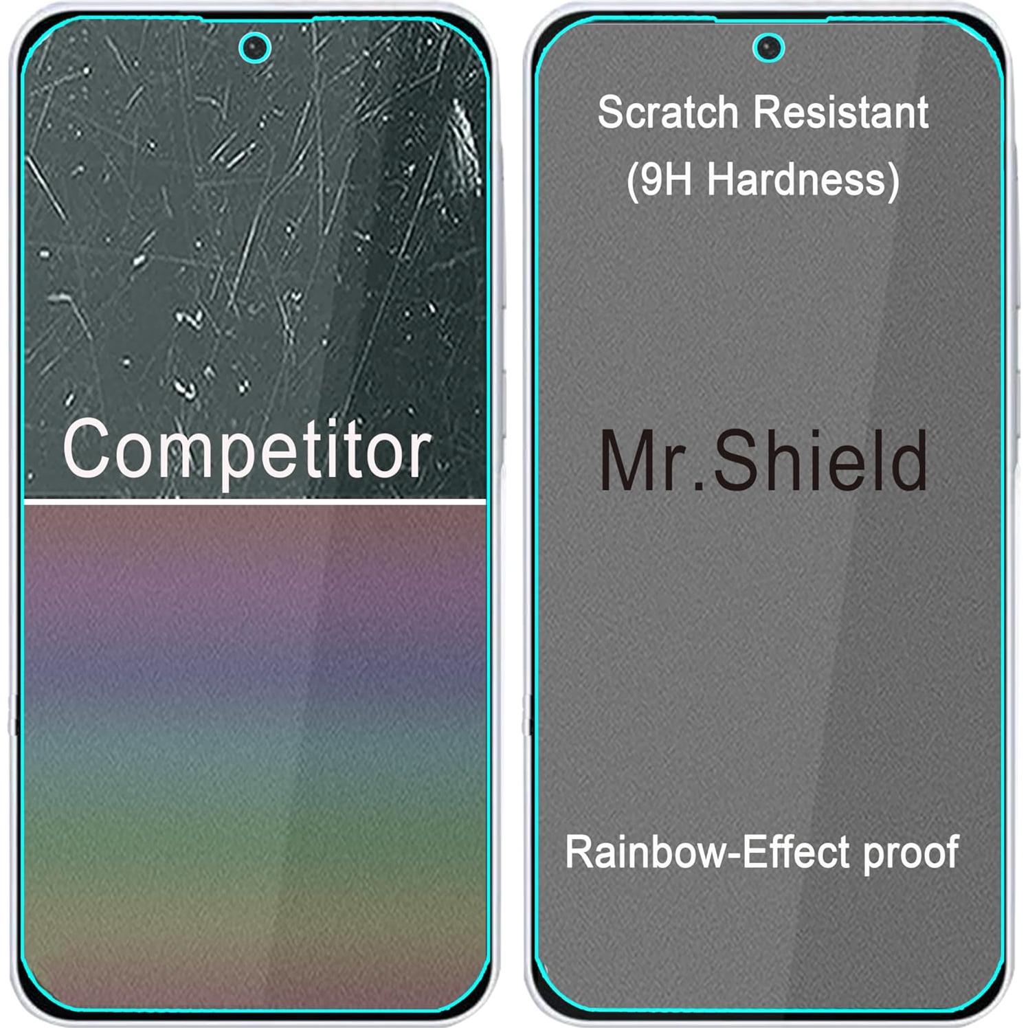 Protector de Pantalla Mr.Shield para Samsung Galaxy A36/A56 - Vidrio Templado 9H - Paquete de 3