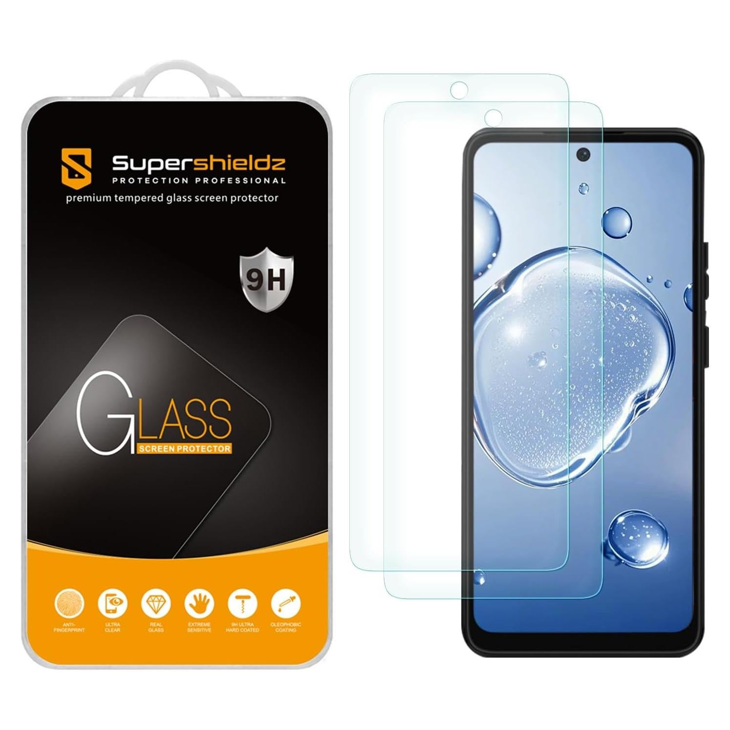 Protector de Pantalla Vidrio Templado Supershieldz para Moto G 2025 - 2 Pack