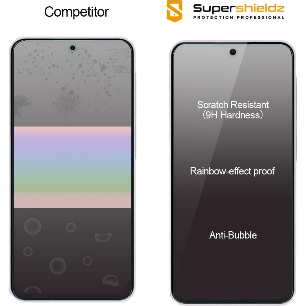 Protector de Pantalla Vidrio Templado Supershieldz para Samsung A36 5G