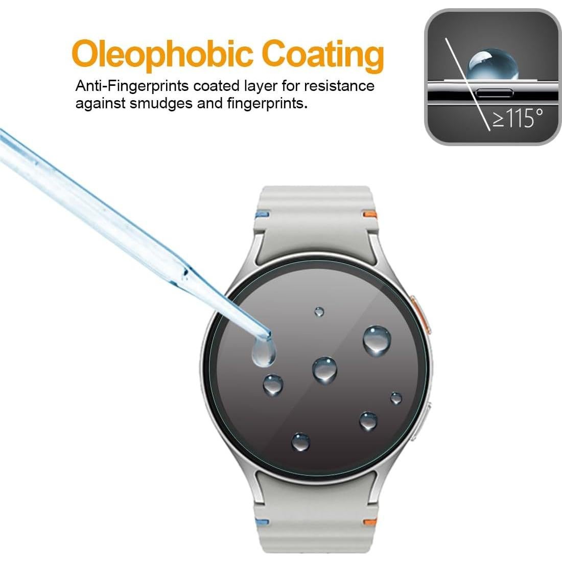 Protector de Pantalla Vidrio Templado Supershieldz para Galaxy Watch 44mm