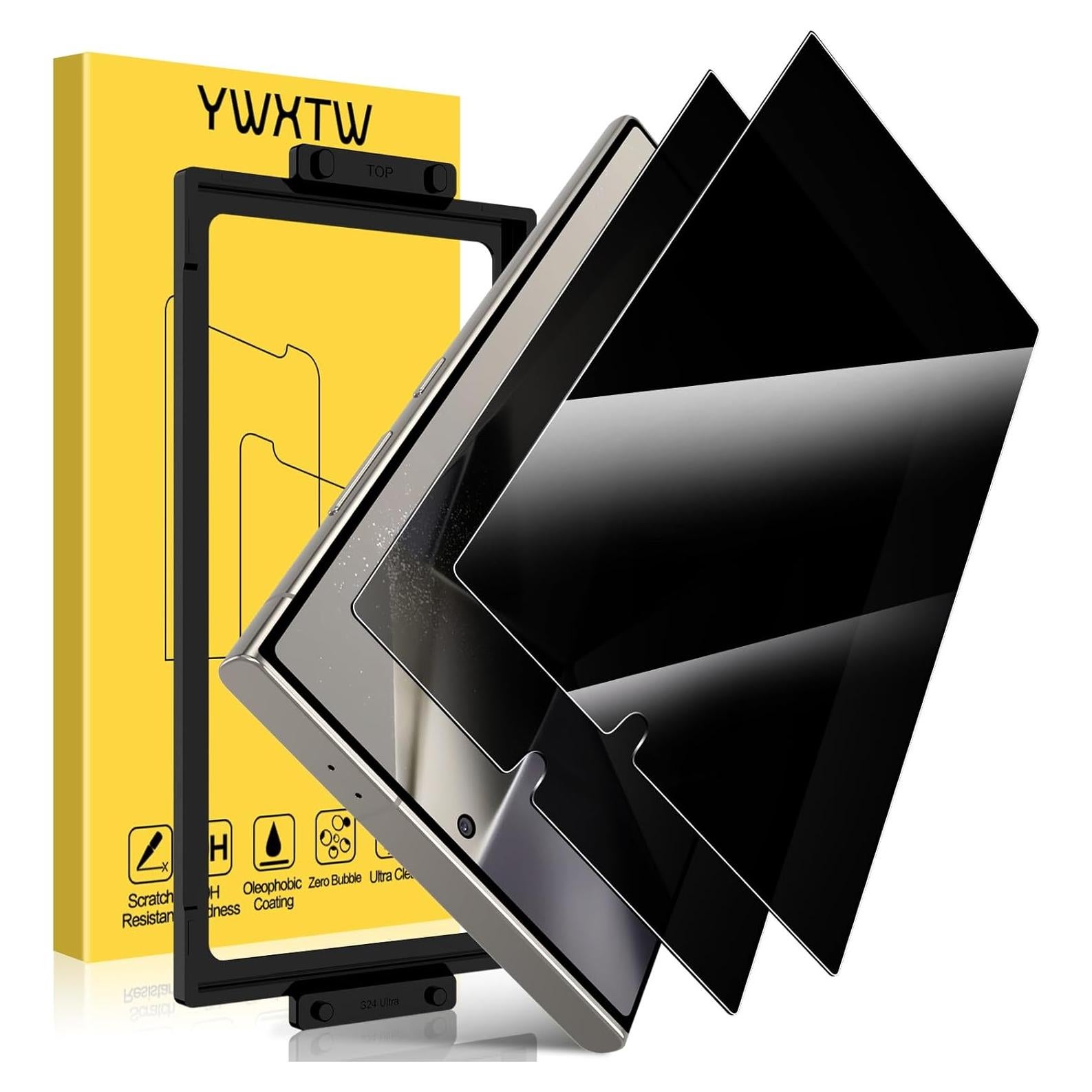 Protector de Pantalla de Privacidad YWXTW para Samsung Galaxy S24 Ultra