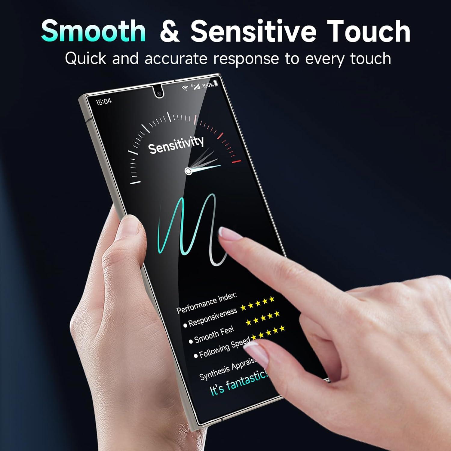 Protector de Pantalla de Privacidad YWXTW para Samsung Galaxy S24 Ultra