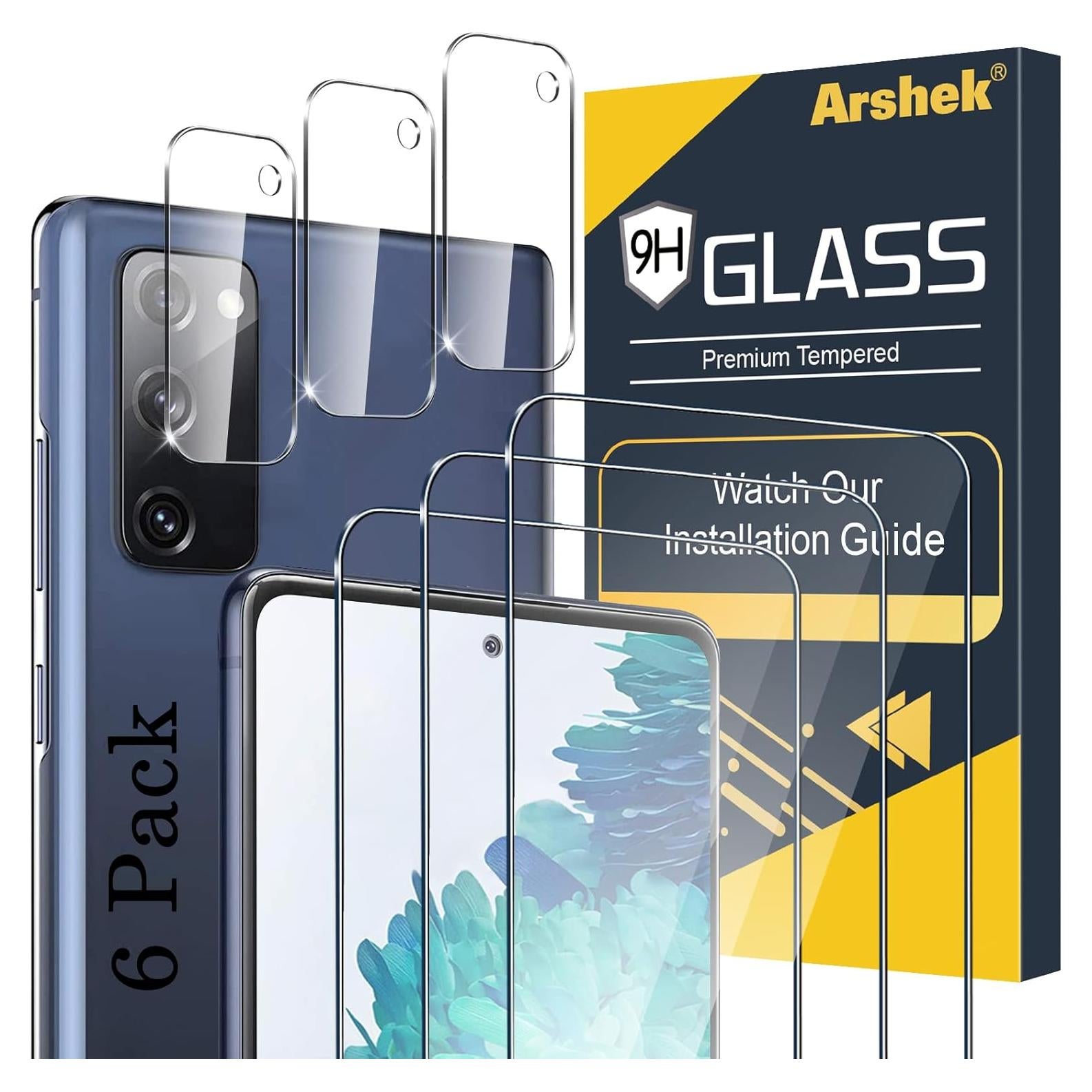 Protector de Pantalla y Cámara Arshek para Galaxy S20 FE