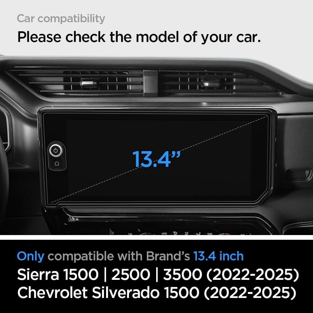 Protector de Pantalla Vidrio Templado Spigen 13.4" GMC Sierra/Chevrolet Silverado