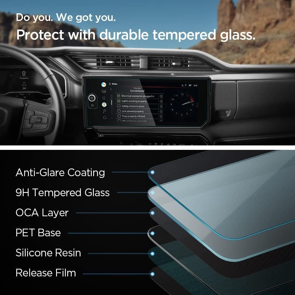 Protector de Pantalla Vidrio Templado Spigen 13.4" GMC Sierra/Chevrolet Silverado