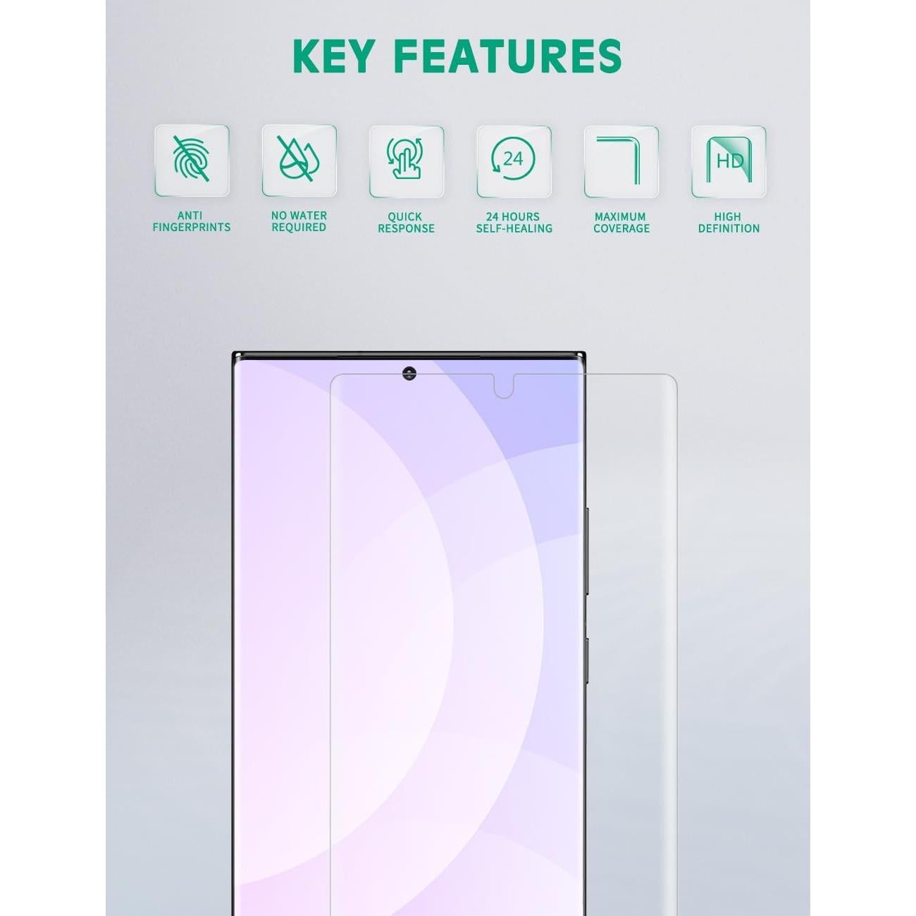 Protector de Pantalla Apiker para Samsung Galaxy Note 10 Plus