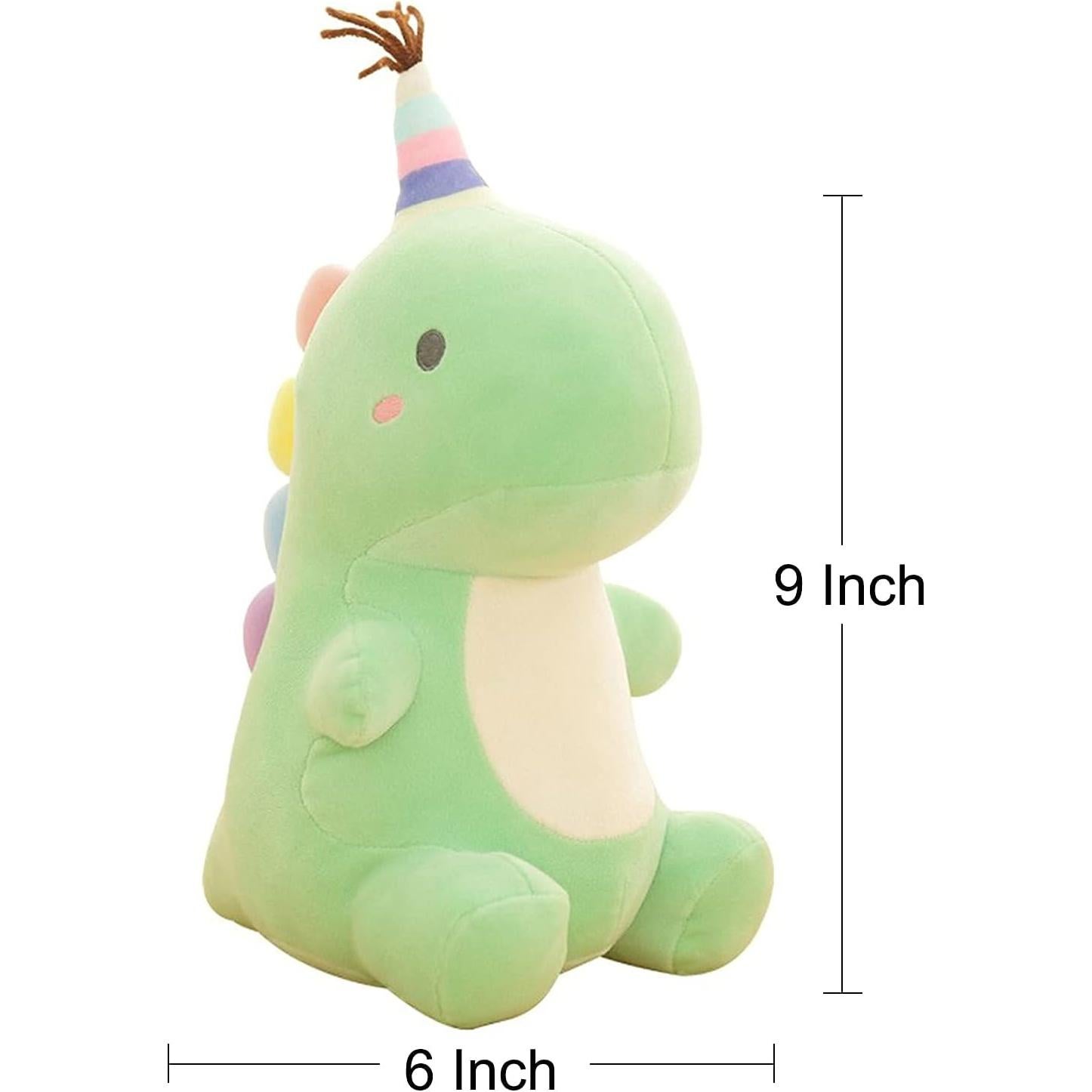 Juguete de Peluche Dinosaurio Verde Vhyhcy 22.86 cm Suave