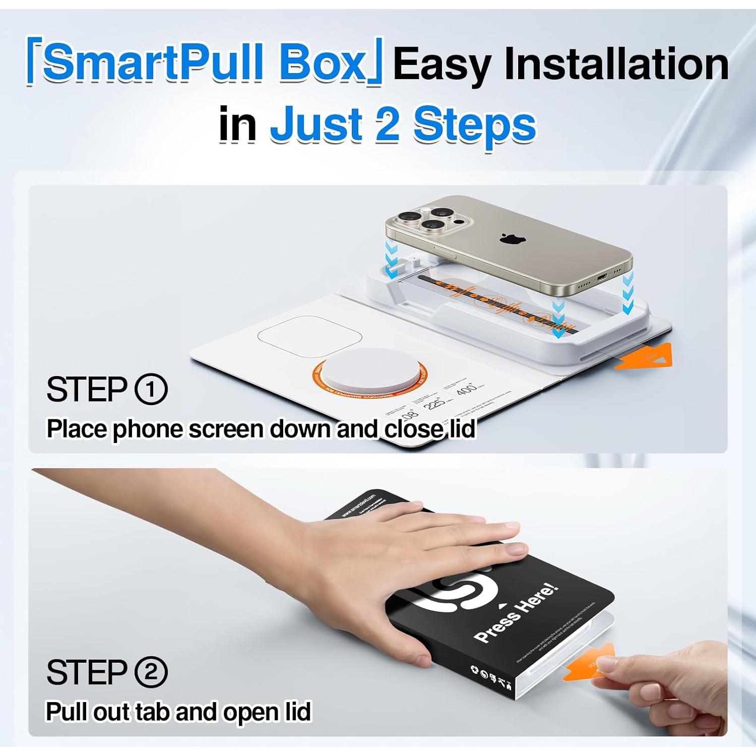 Protector de Pantalla Vidrio Templado SmartDevil para iPhone 15