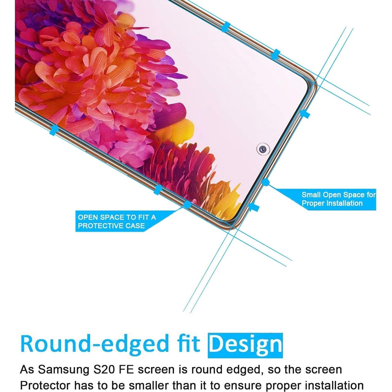 Protector de Pantalla Vidrio Templado NEW'C para Samsung Galaxy S20 FE