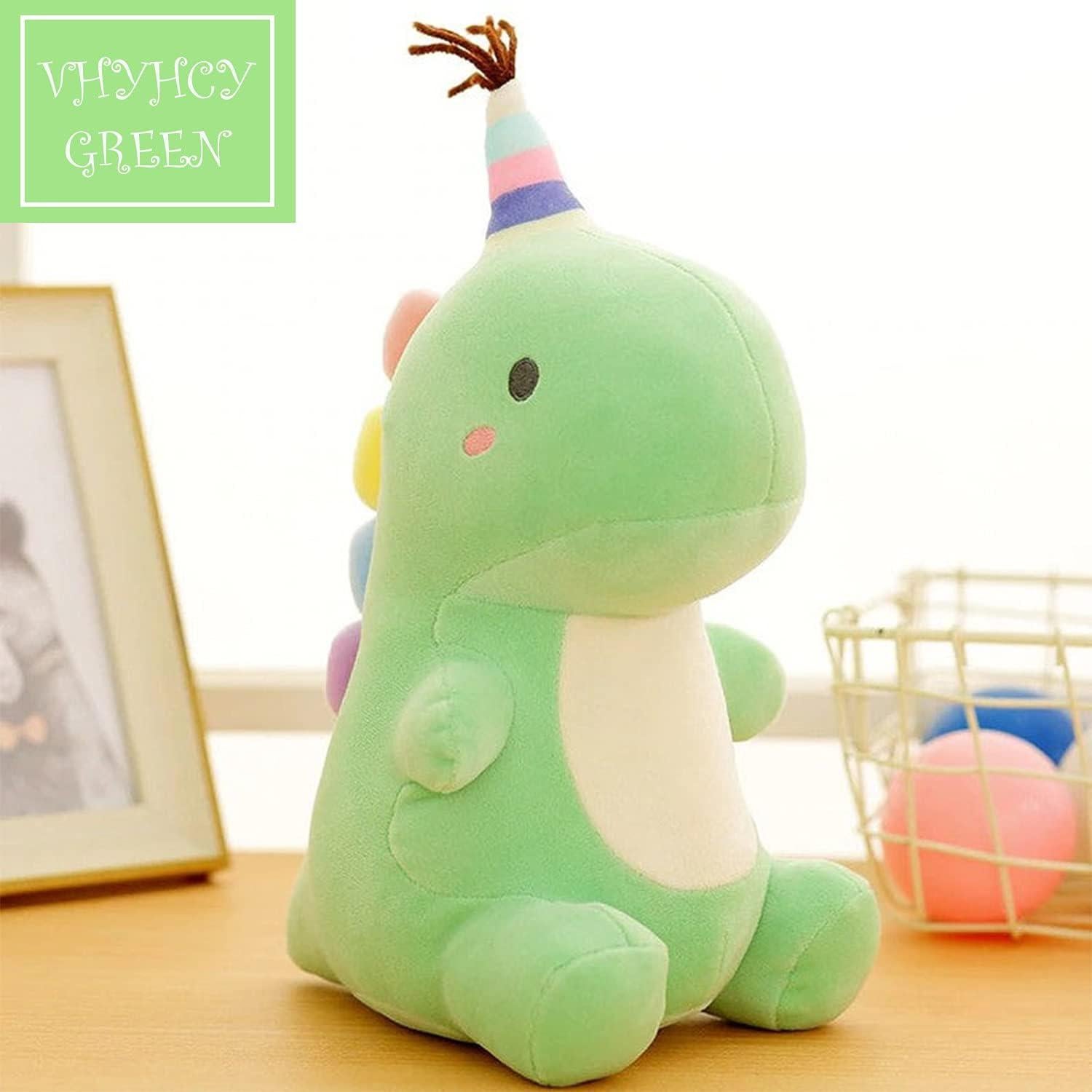 Peluches de Dinosaurio Verde VHYHCY 35 cm Suave para Niños