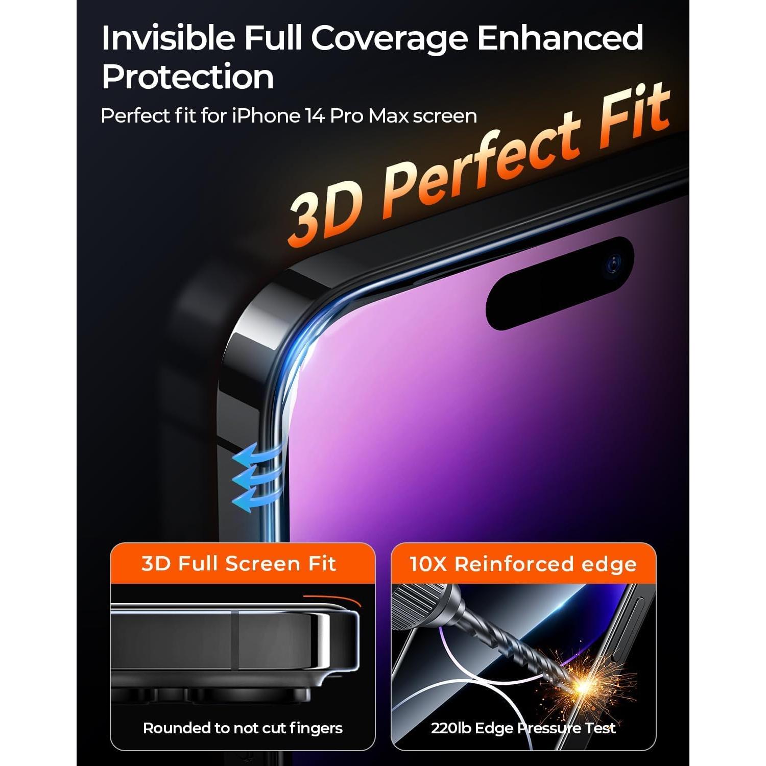 Protector de Pantalla DIMONCOAT para iPhone 14 Pro Max 6.7" HD