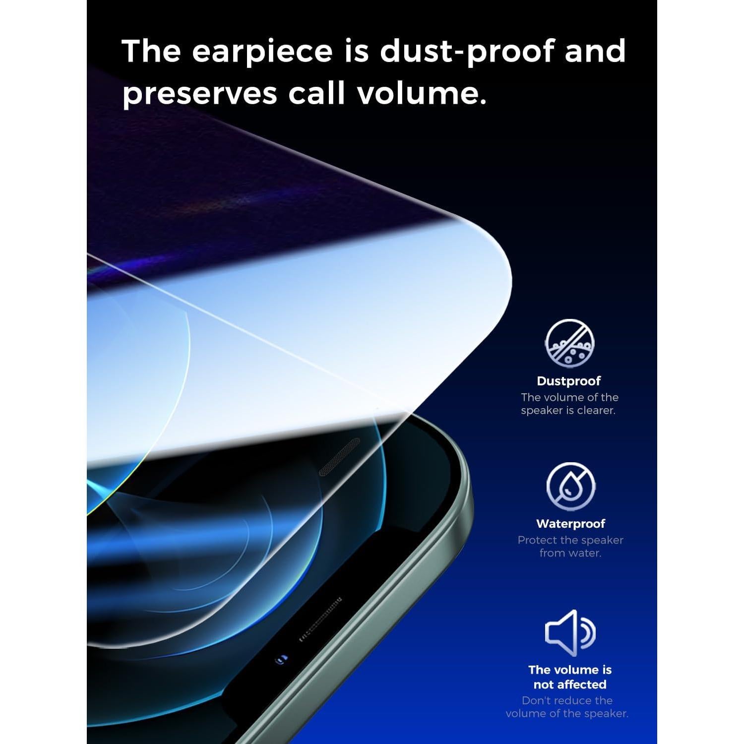 MAGIC JOHN 2 Pack for iPhone 12 Pro Max 6.7 inch Tempered Glass Screen Protector, Auto Dust-Elimination Installation, Bubble Free, HD Clear, Easy Installation