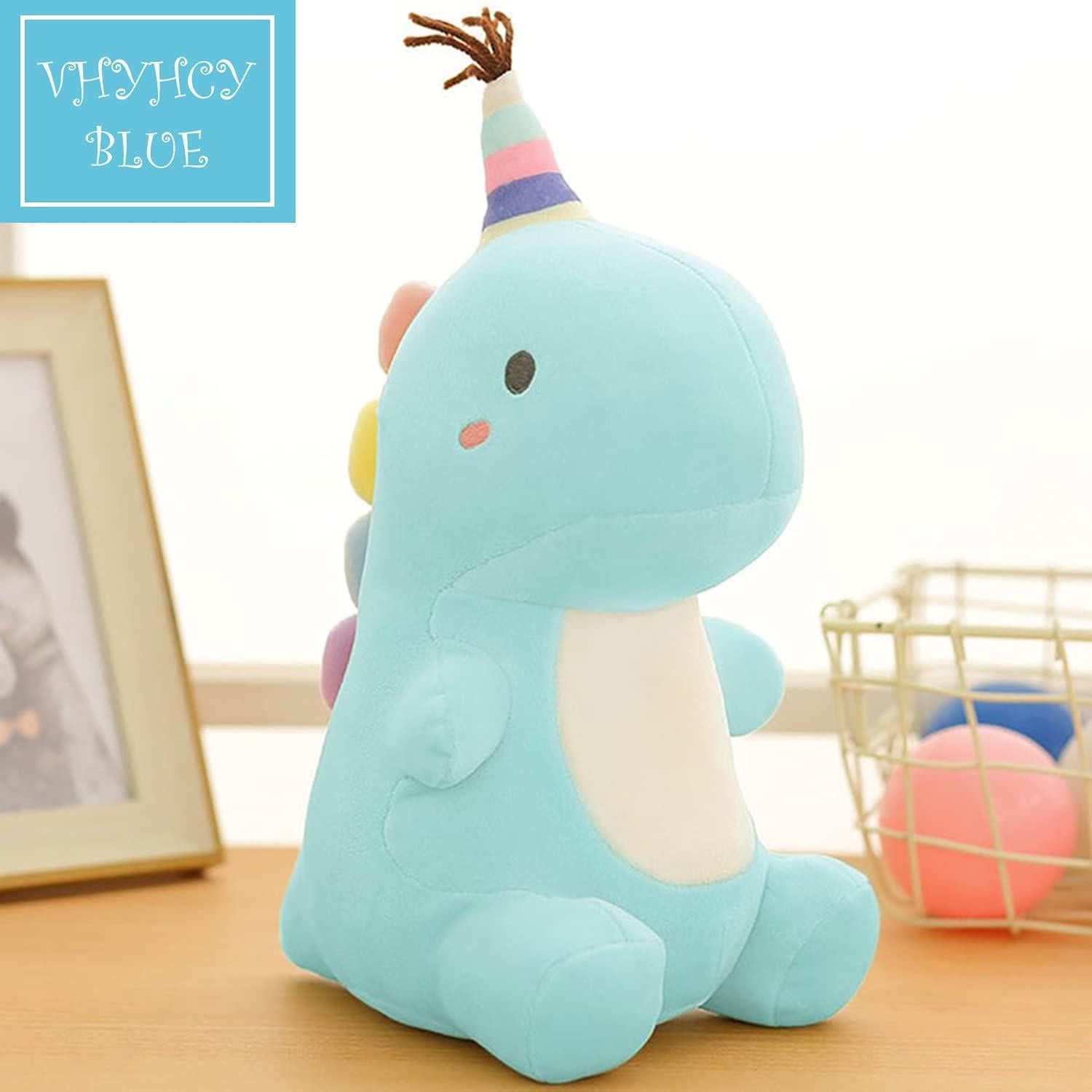 Juguete de Peluche Dinosaurio Azul 22.86 cm Suave