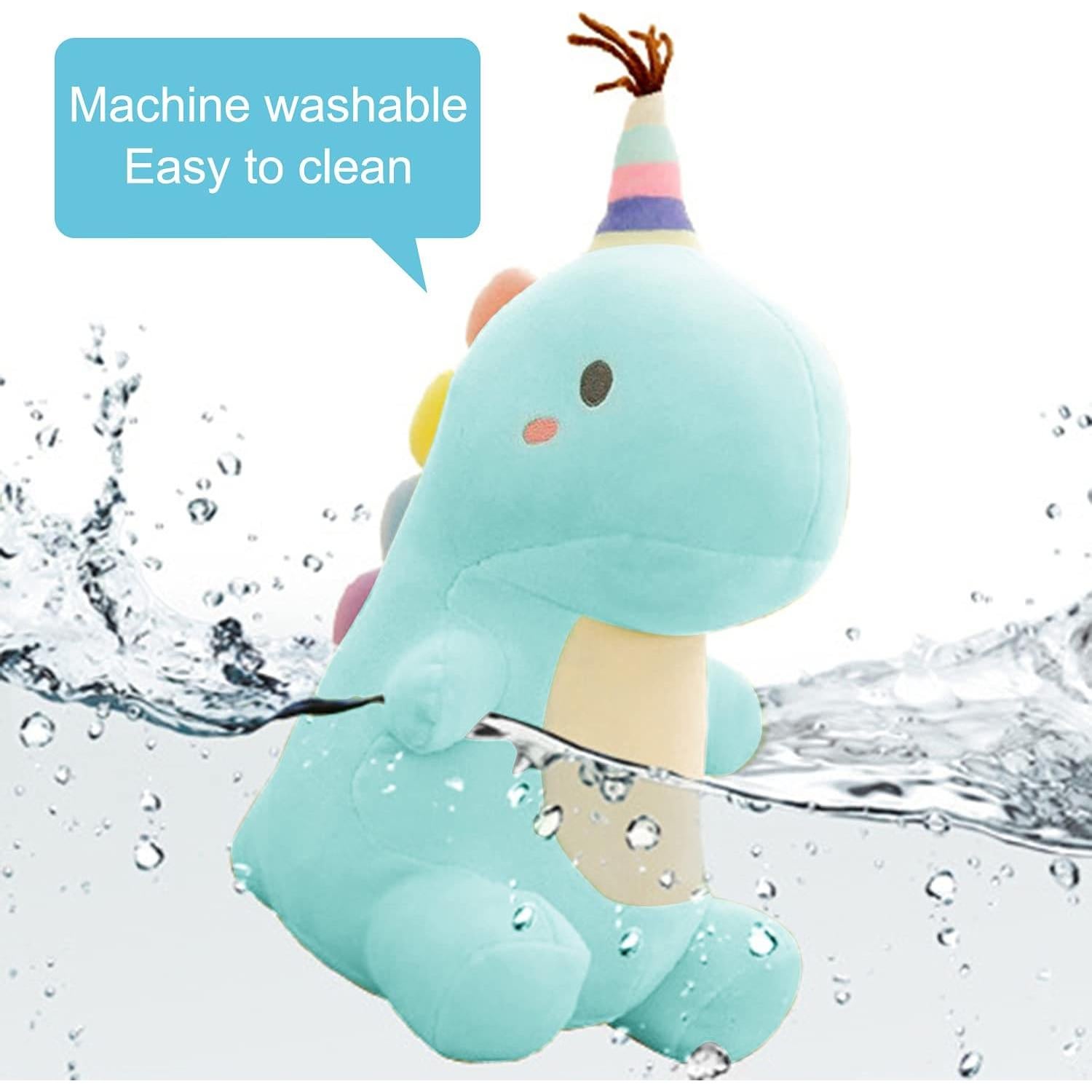 Juguete de Peluche Dinosaurio Azul 22.86 cm Suave