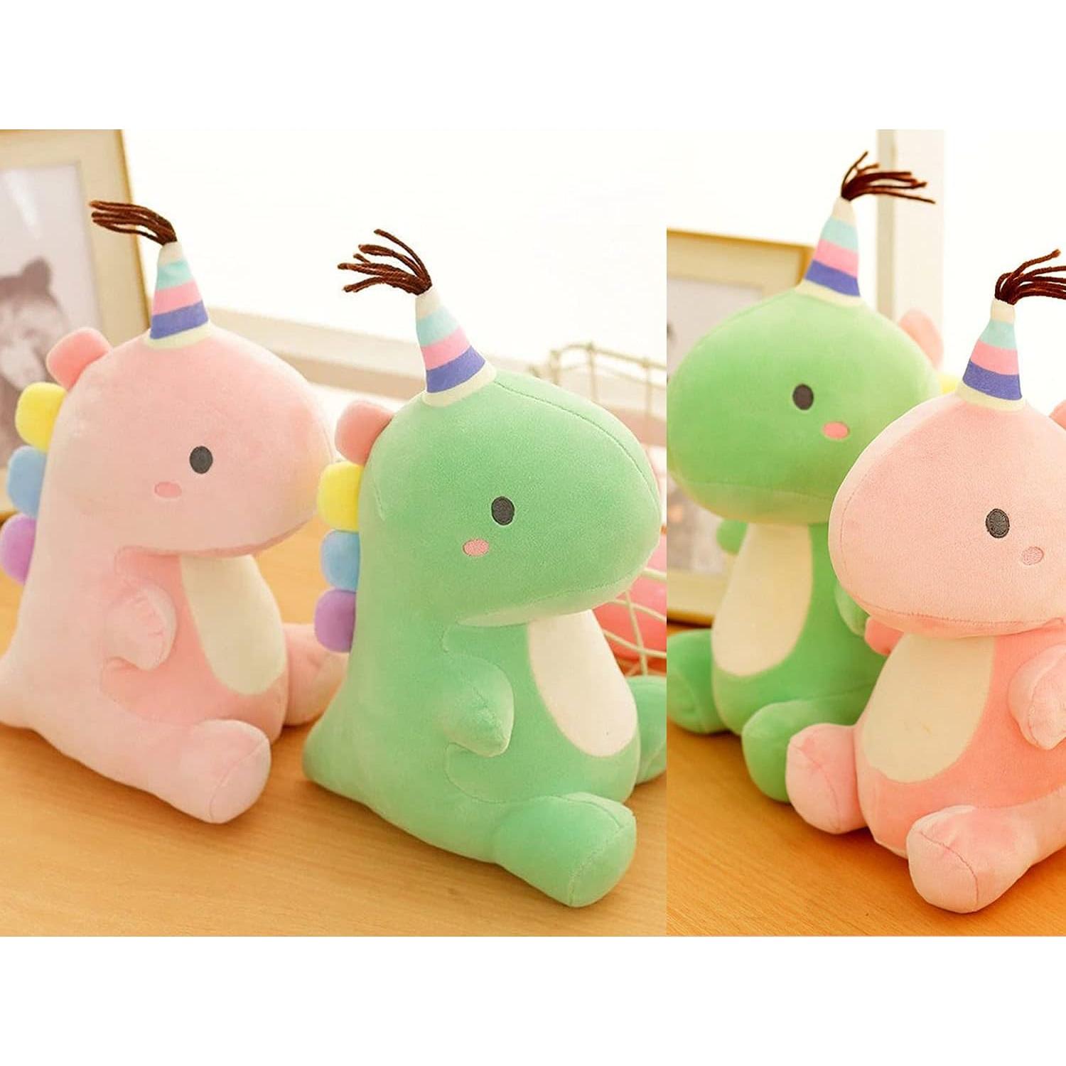 Juguete de Peluche Dinosaurio Azul 22.86 cm Suave