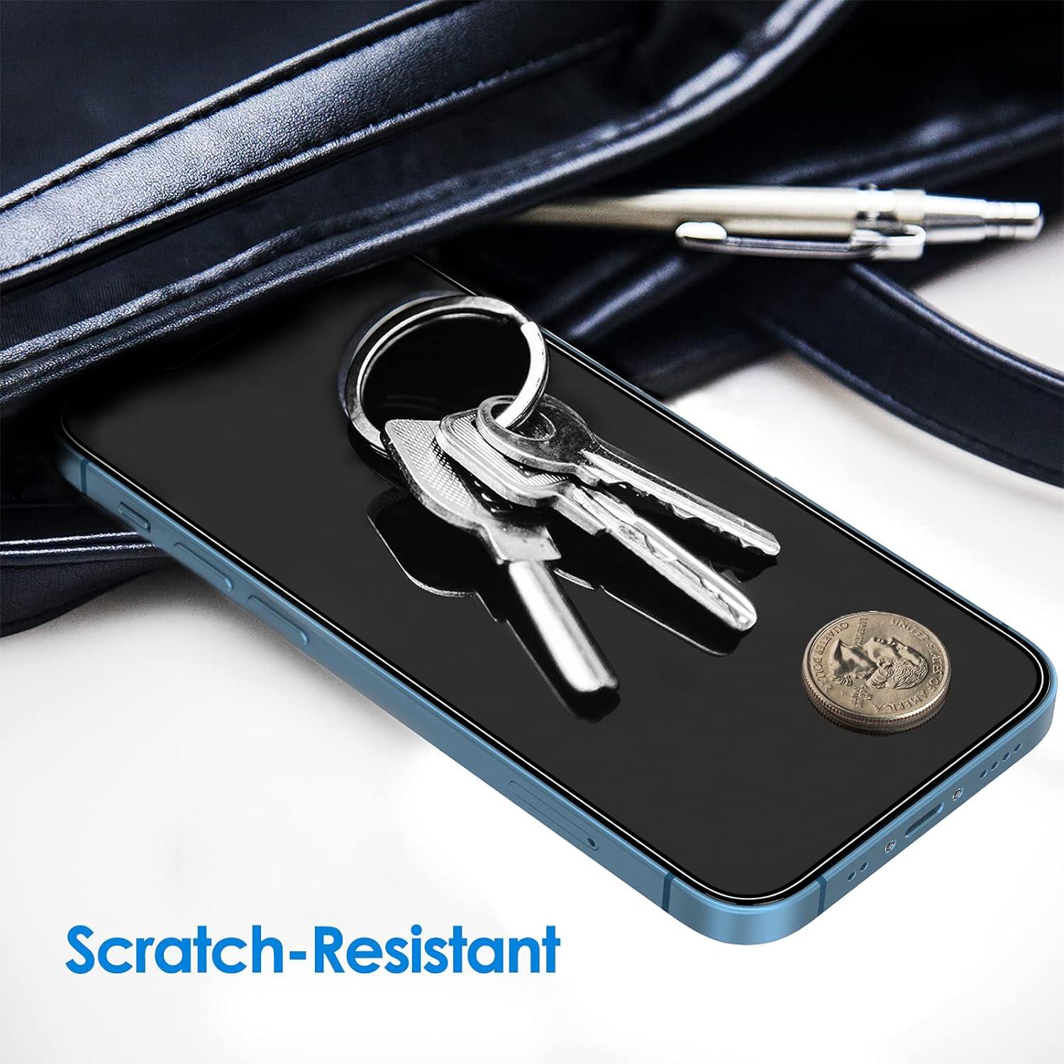 Protector de Pantalla JETech para iPhone 16e/13/13 Pro 6.1" Vidrio Templado - Paquete de 3