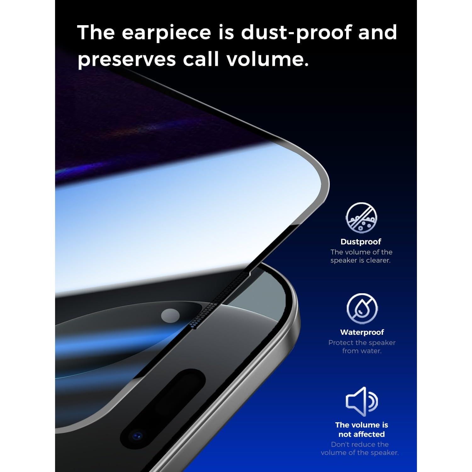 Protector de Pantalla Vidrio Templado Magic John iPhone 16 Pro Max 6.9" Privado