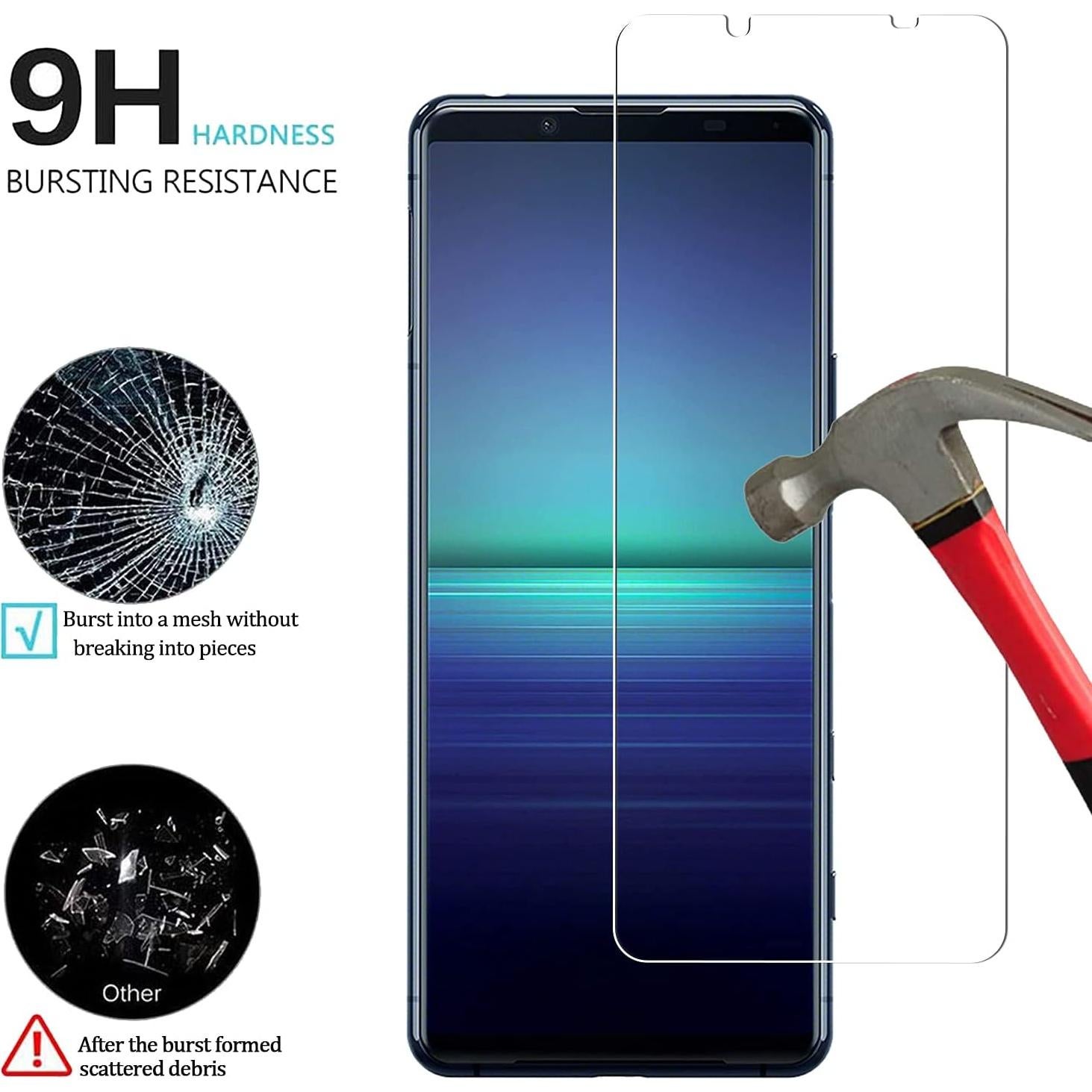 Protector de Pantalla Vidrio Templado KELOLIN para Sony Xperia 5 II