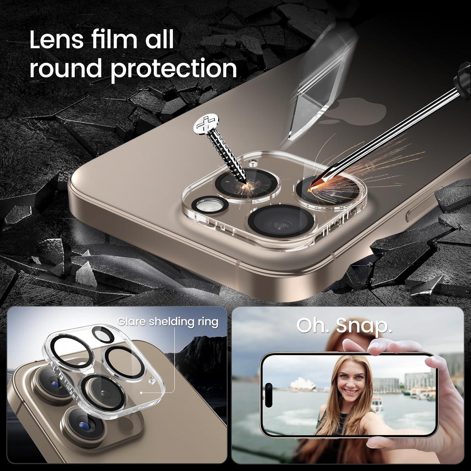 Protector de Pantalla Privado MOHAVE para iPhone 16 Pro 6.3"