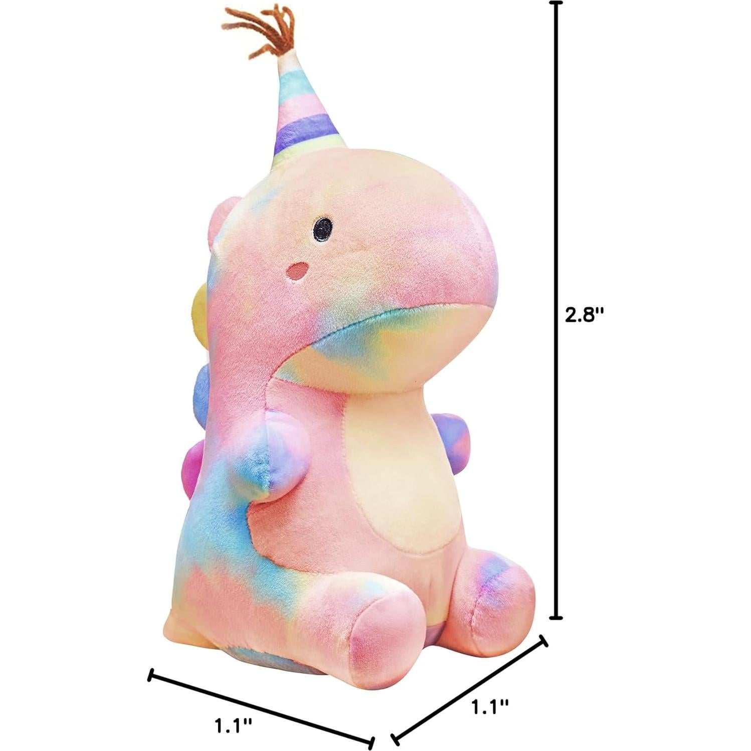 Juguete de Peluche Dinosaurio Colorido VHYHCY 23 cm Suave