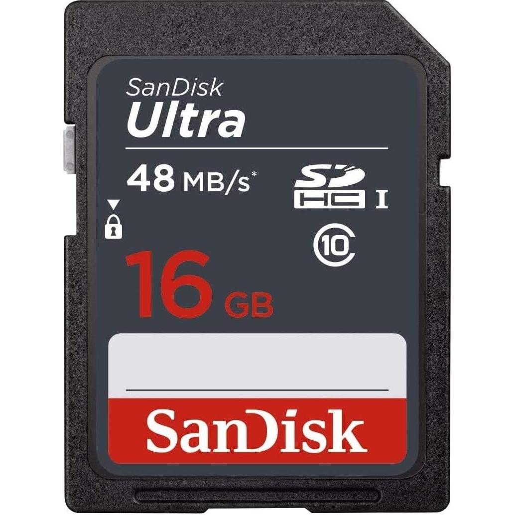 SanDisk Ultra 16GB Tarjeta de Memoria SDHC Clase 10