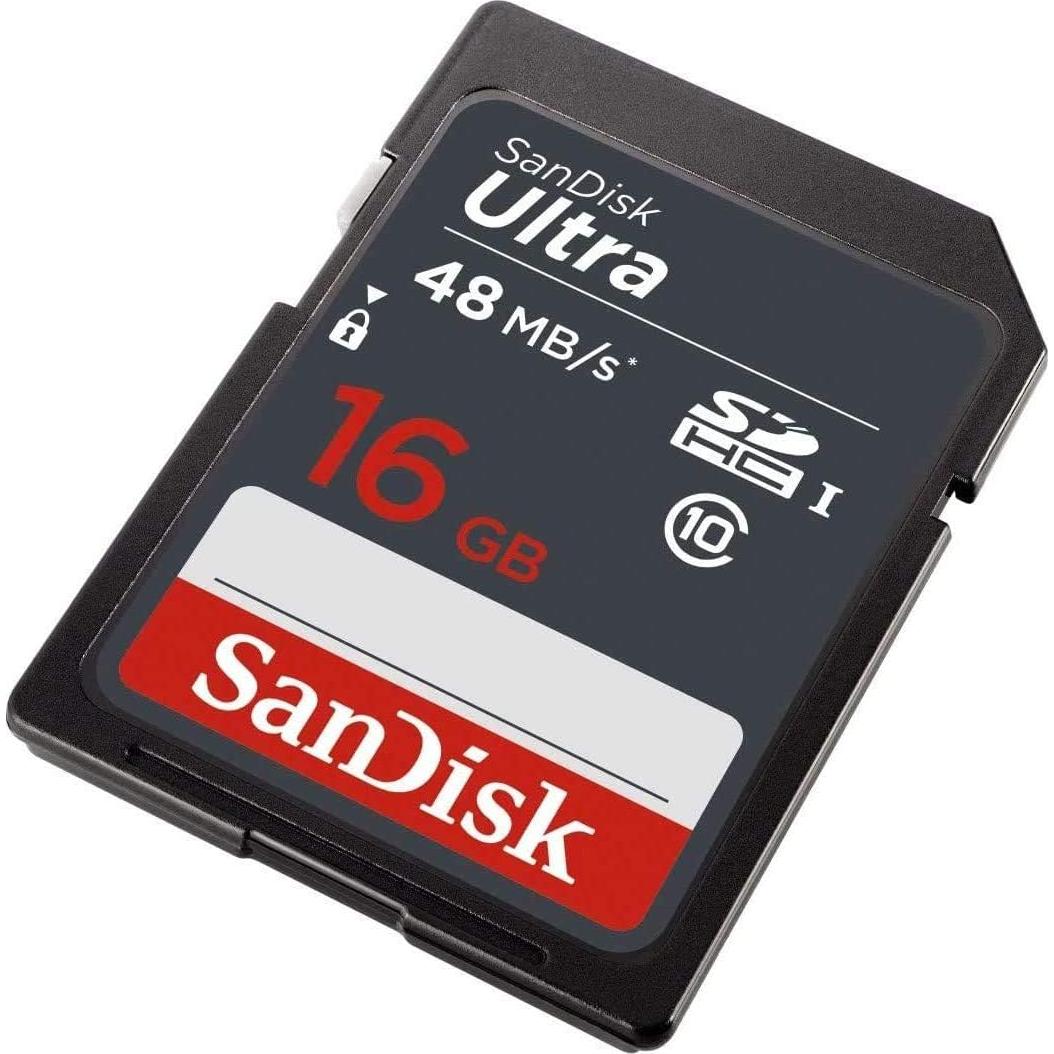 SanDisk Ultra 16GB Tarjeta de Memoria SDHC Clase 10