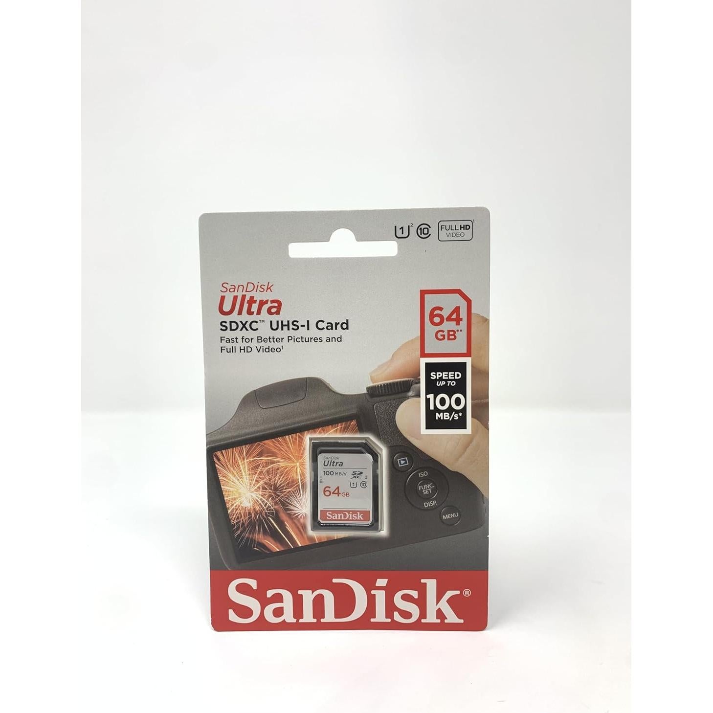 Tarjeta de Memoria SanDisk Ultra 64GB SDXC UHS-I 100MB/s