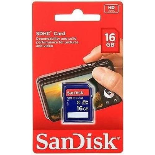 Paquete de 10 Tarjetas SD SanDisk 16GB Clase 4 SDHC