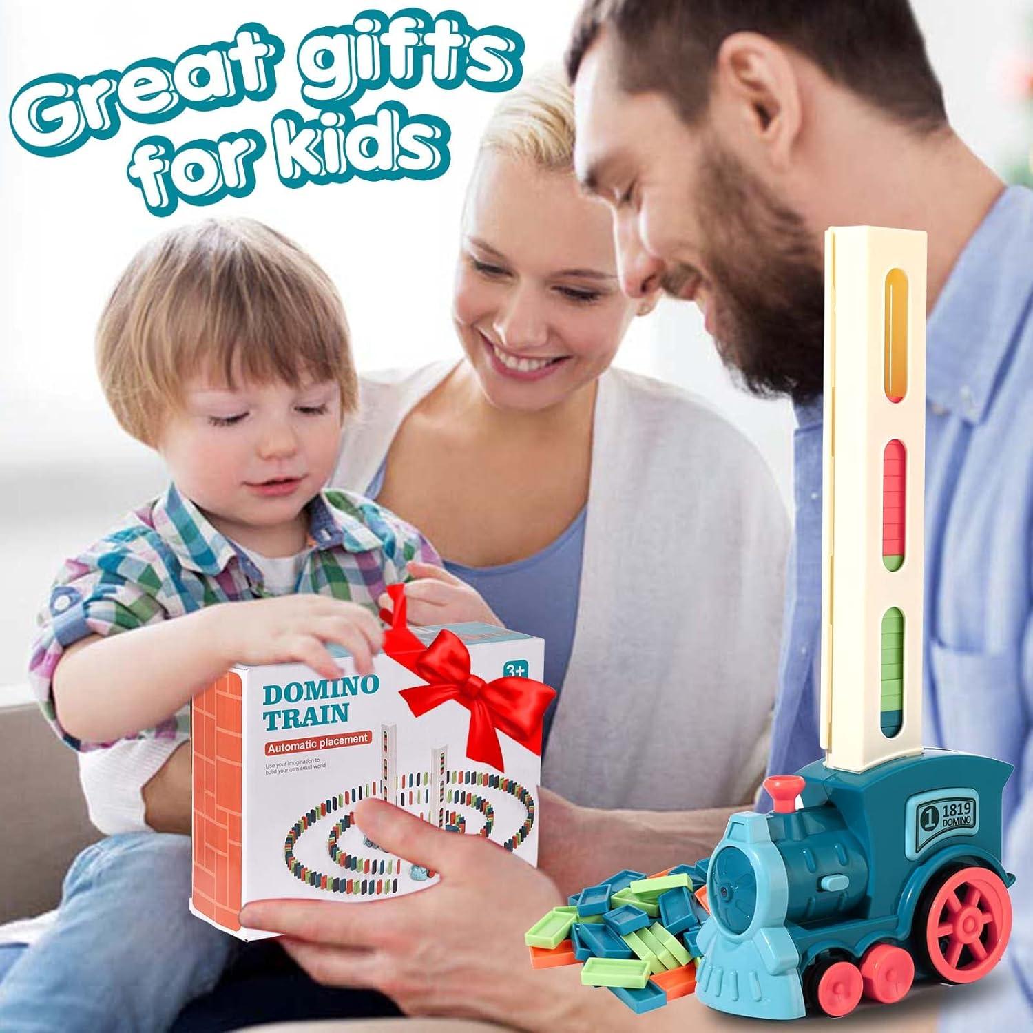 Juego de Tren de Dominó BAIWER 200 Piezas Juguete Educativo