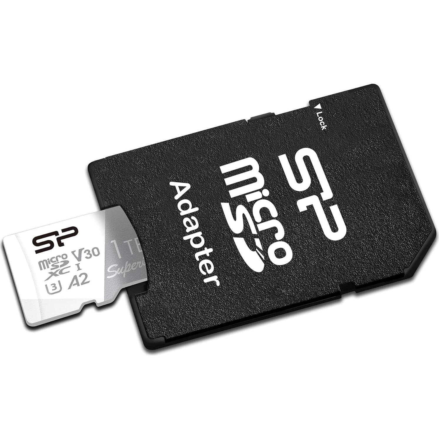 Tarjeta MicroSDXC 1TB Silicon Power Superior UHS-I A2 4K