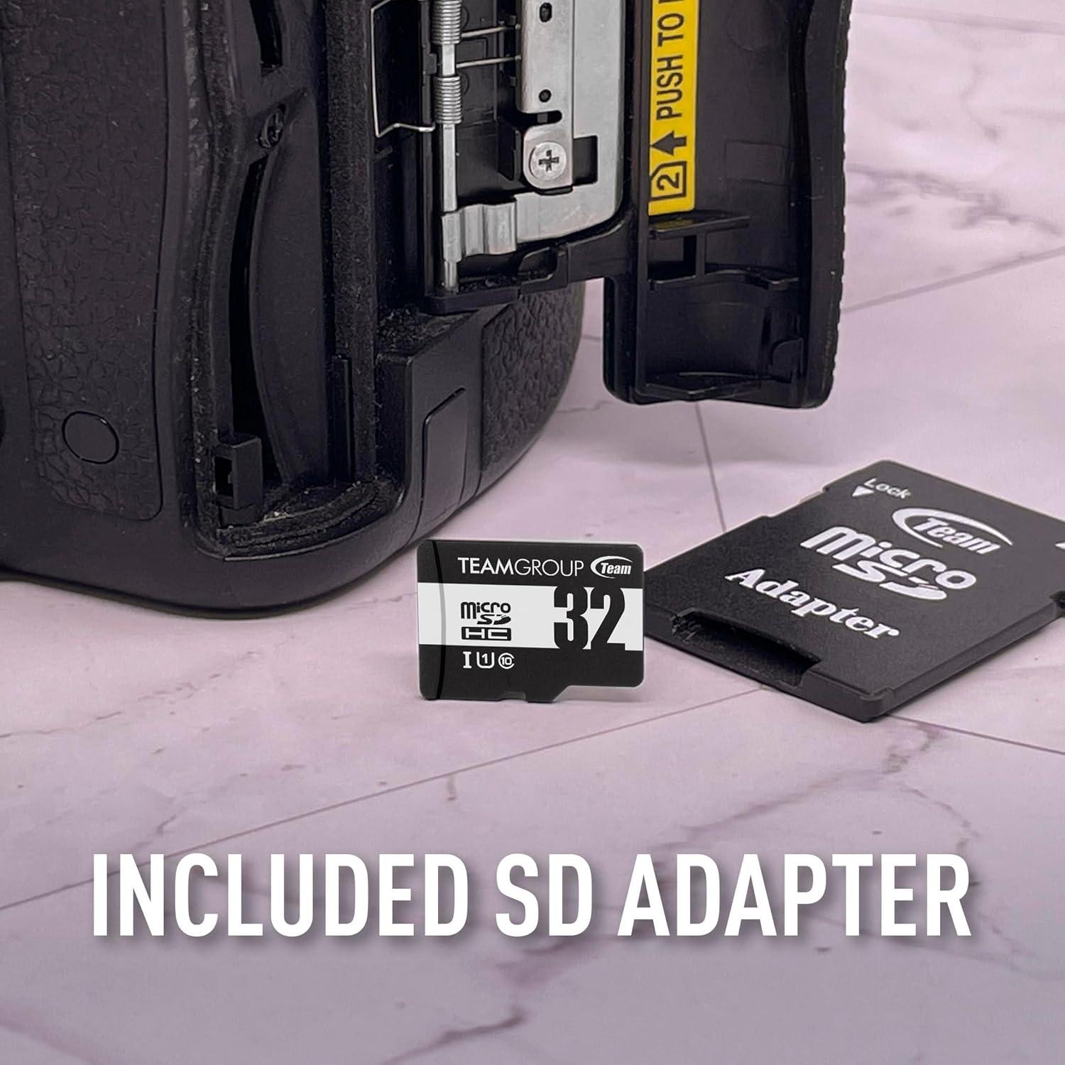 TEAMGROUP Tarjeta Micro SD 32GB UHS-I Clase 10 100MB/s