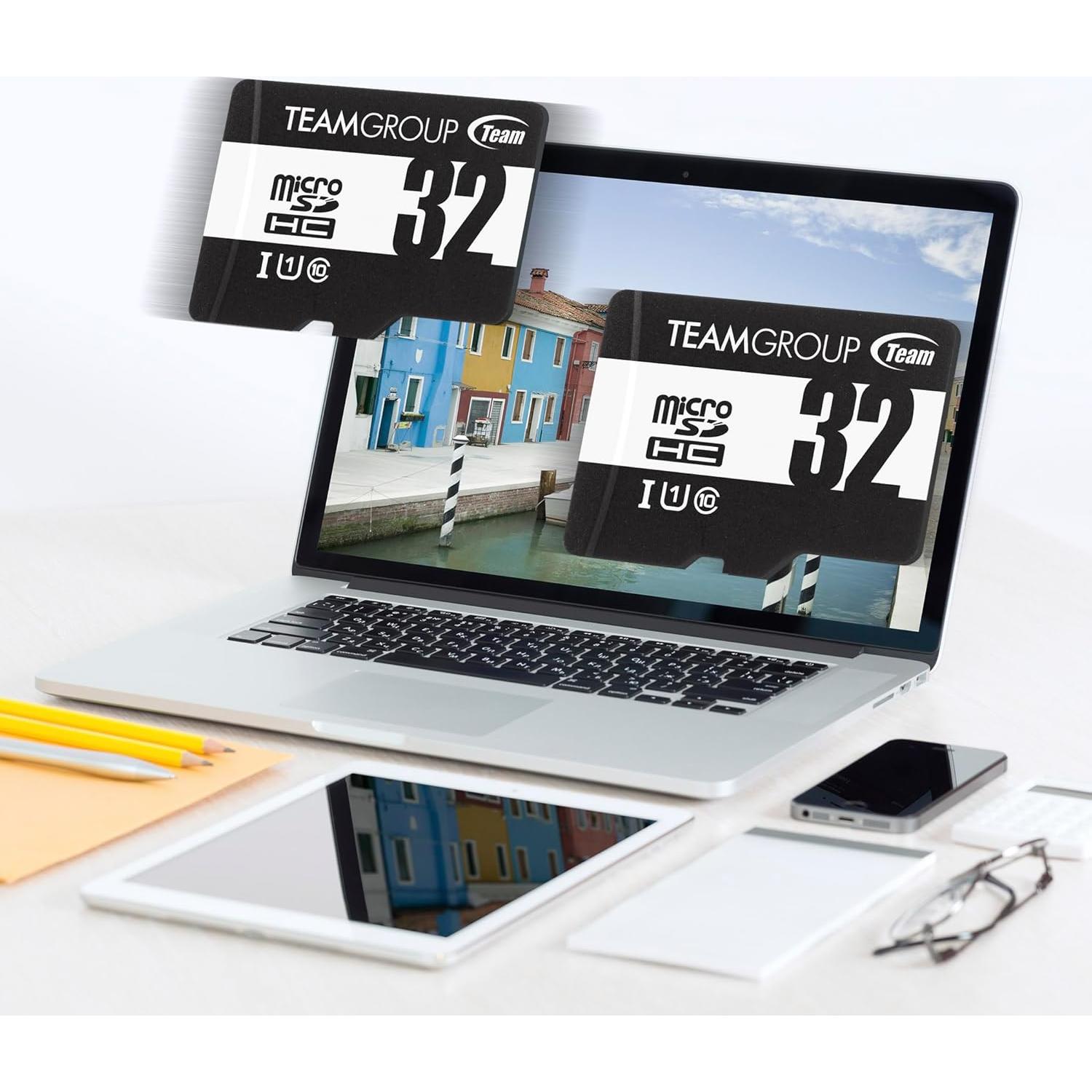 TEAMGROUP Tarjeta Micro SD 32GB UHS-I Clase 10 100MB/s