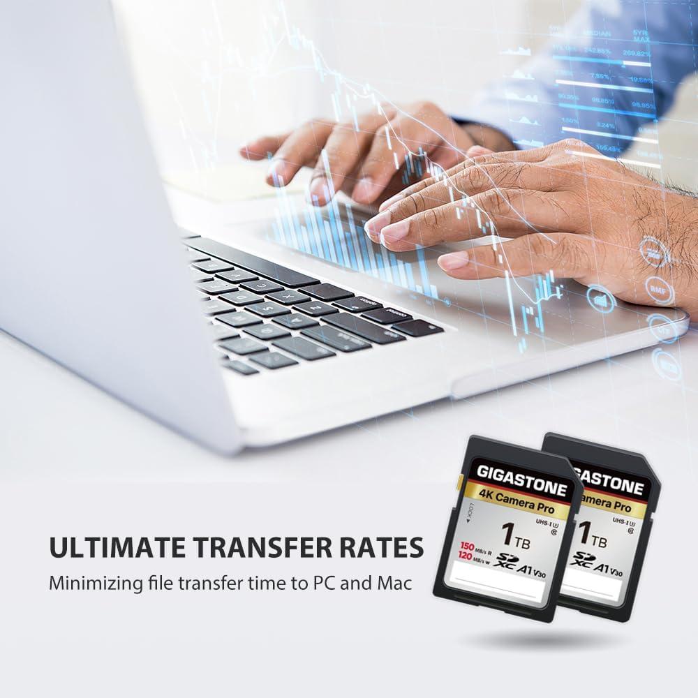 Tarjeta de Memoria SDXC Gigastone 1TB 4K 150MB/s Clase 10