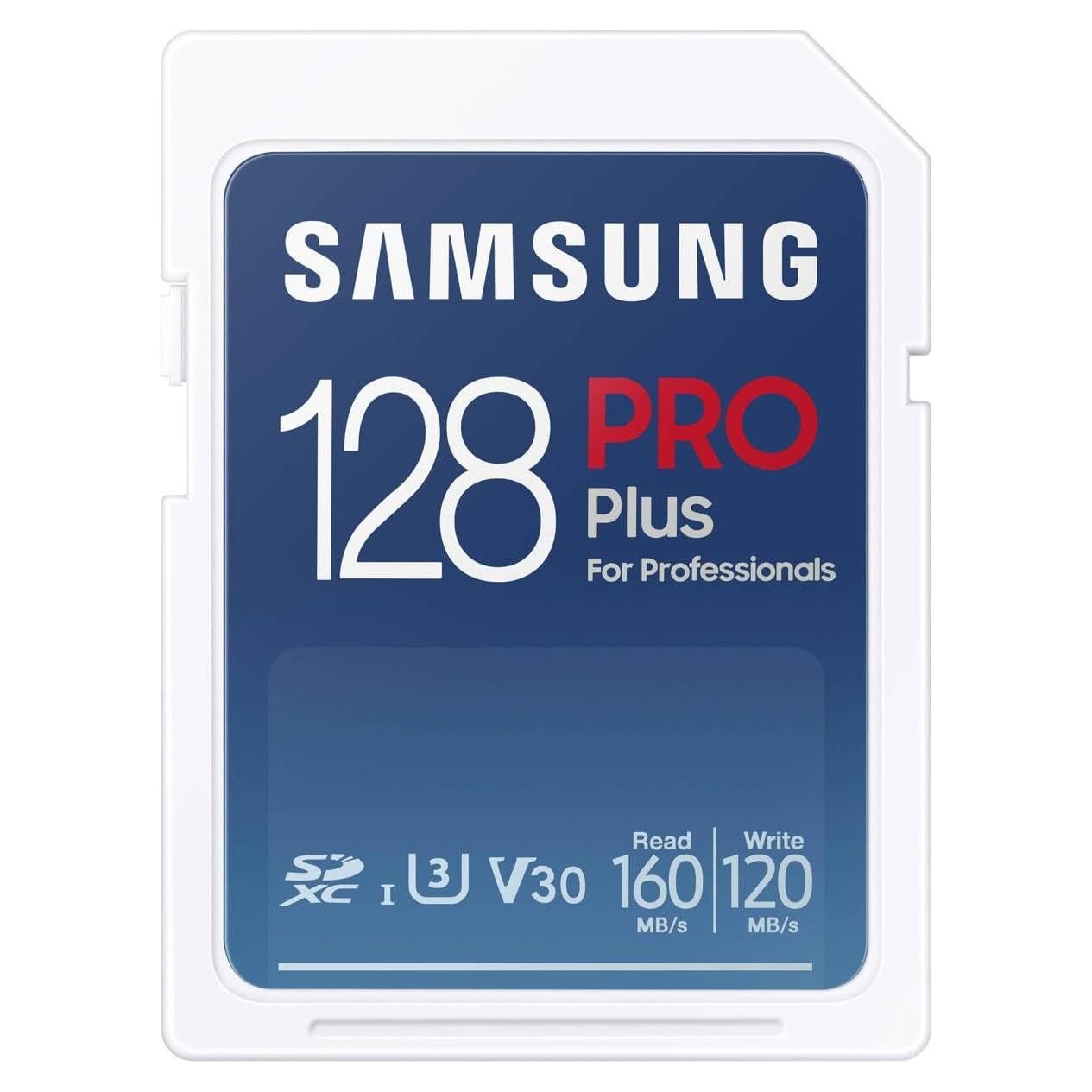 Tarjeta de Memoria SDXC Samsung PRO Plus 128GB 180MB/s UHS-I