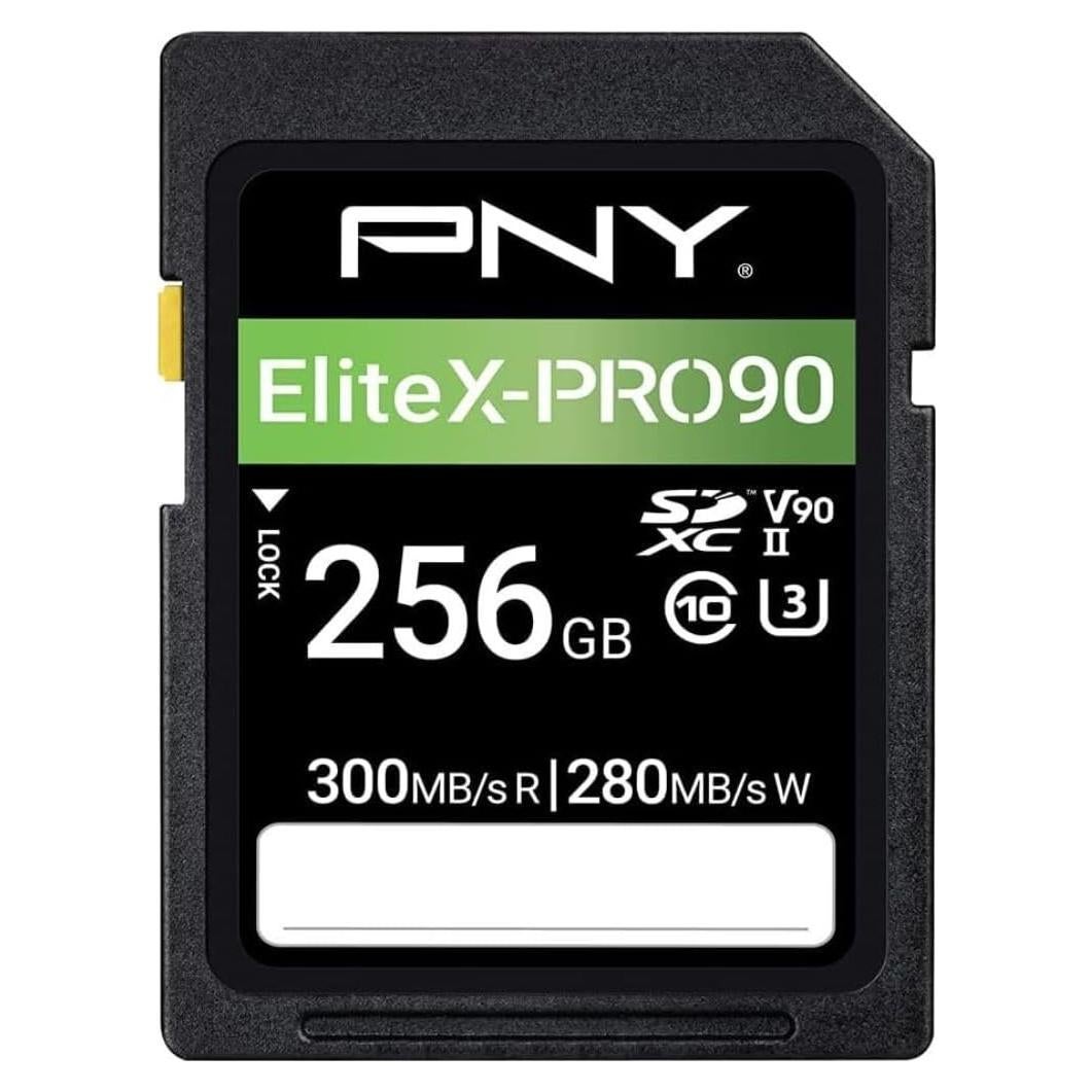 Tarjeta de Memoria PNY 256GB EliteX-PRO90 UHS-II 300MB/s