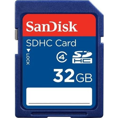 Paquete de 10 Tarjetas de Memoria SanDisk SDHC 32GB Clase 4