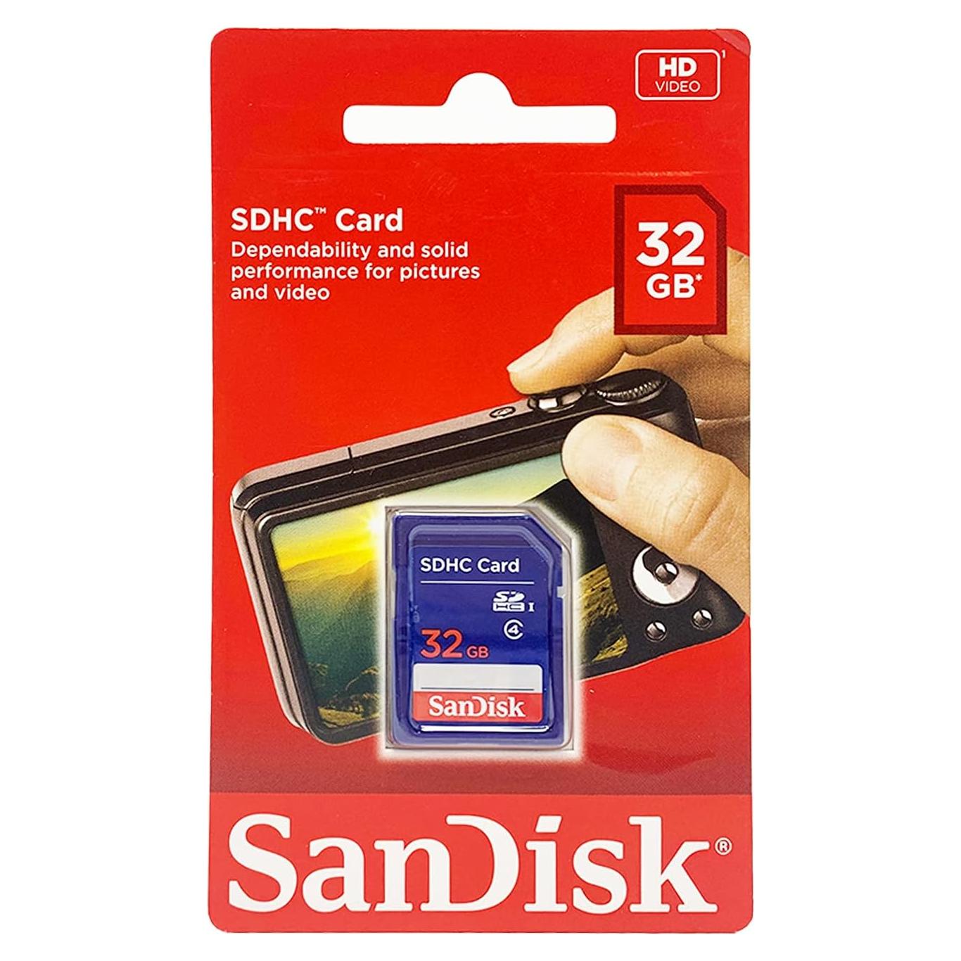 Tarjeta de Memoria SanDisk 32GB SDHC Clase 4 - SDSDB-032G